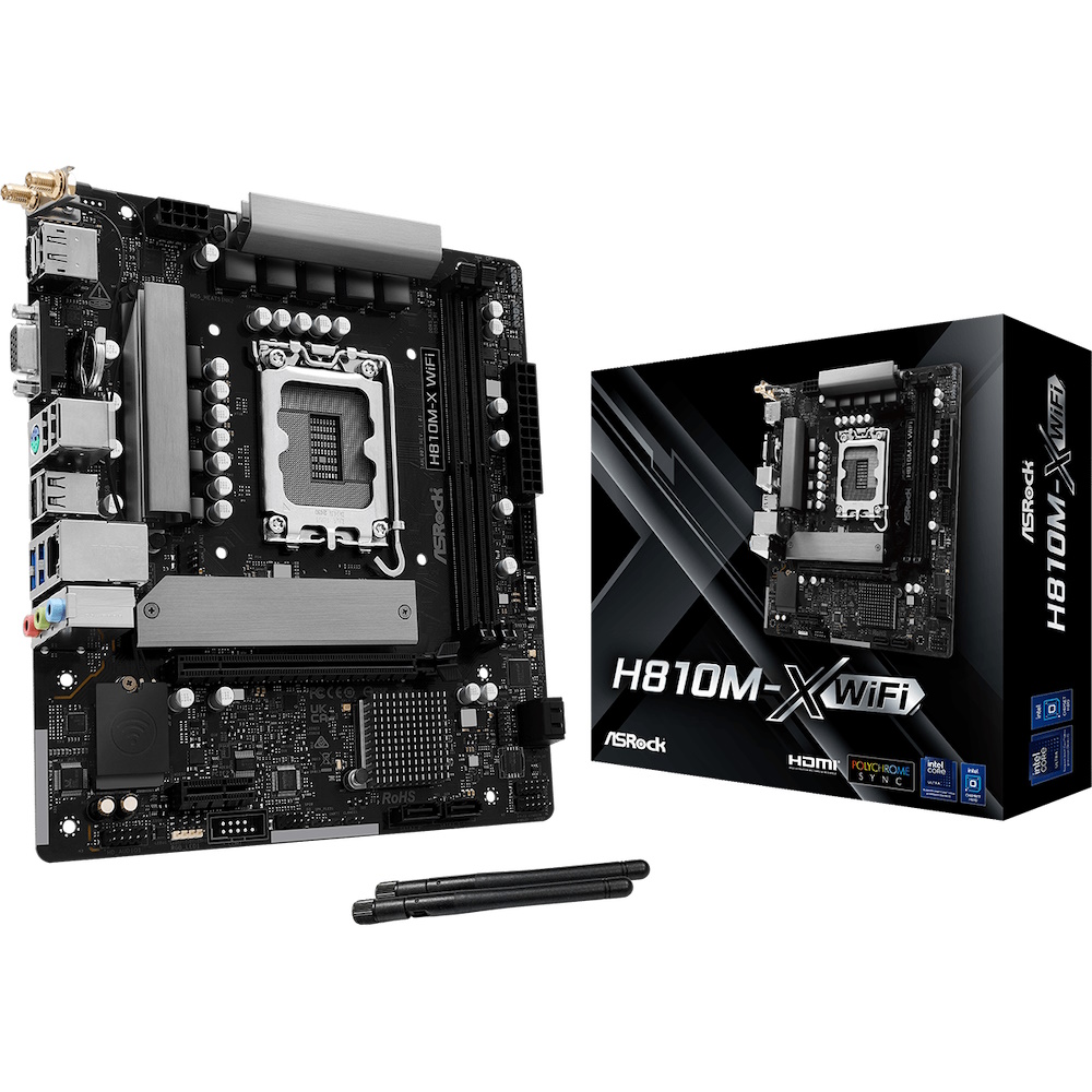 ASRock H810M-X WiFi Micro-ATX LGA1851