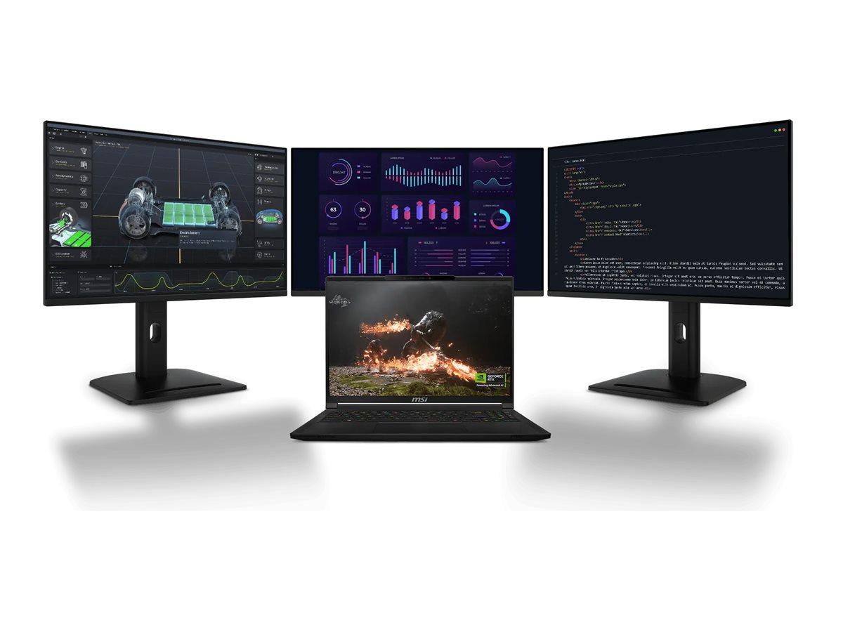 MSI Stealth A16 AI+ A3XWIG-043 16 2560 x 1600 HX 370 32GB 2TB NVIDIA GeForce RTX 5080 / AMD Radeon 890M Windows 11 Home