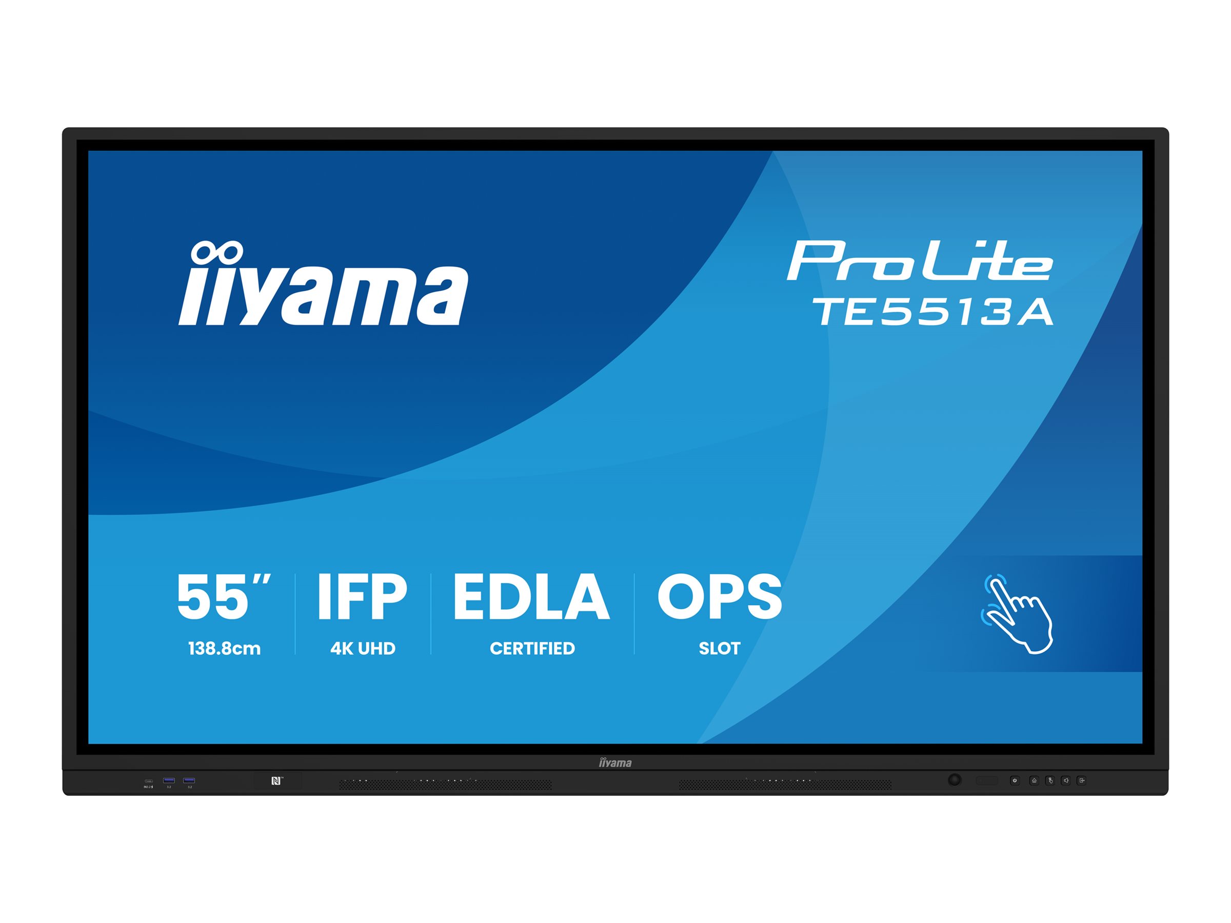 iiyama ProLite TE5513A-B1AG 55 Digital skiltning/interaktiv kommunikation 3840 x 2160