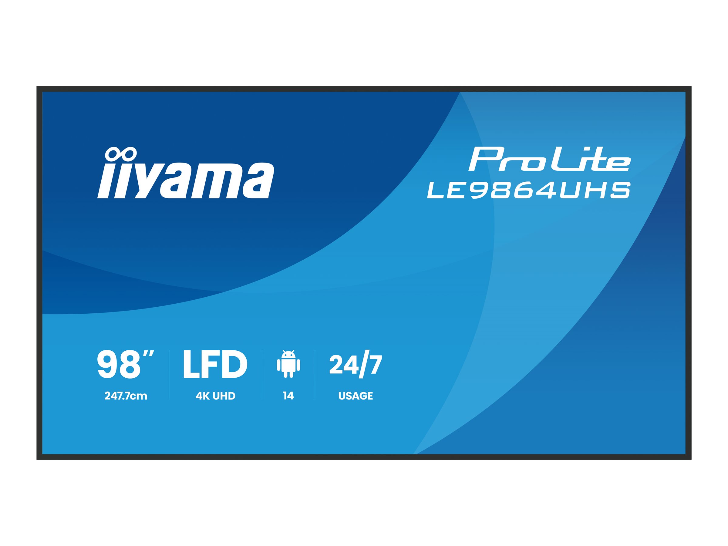 iiyama ProLite LE9864UHS-B1AG 98 Digital skiltning 3840 x 2160