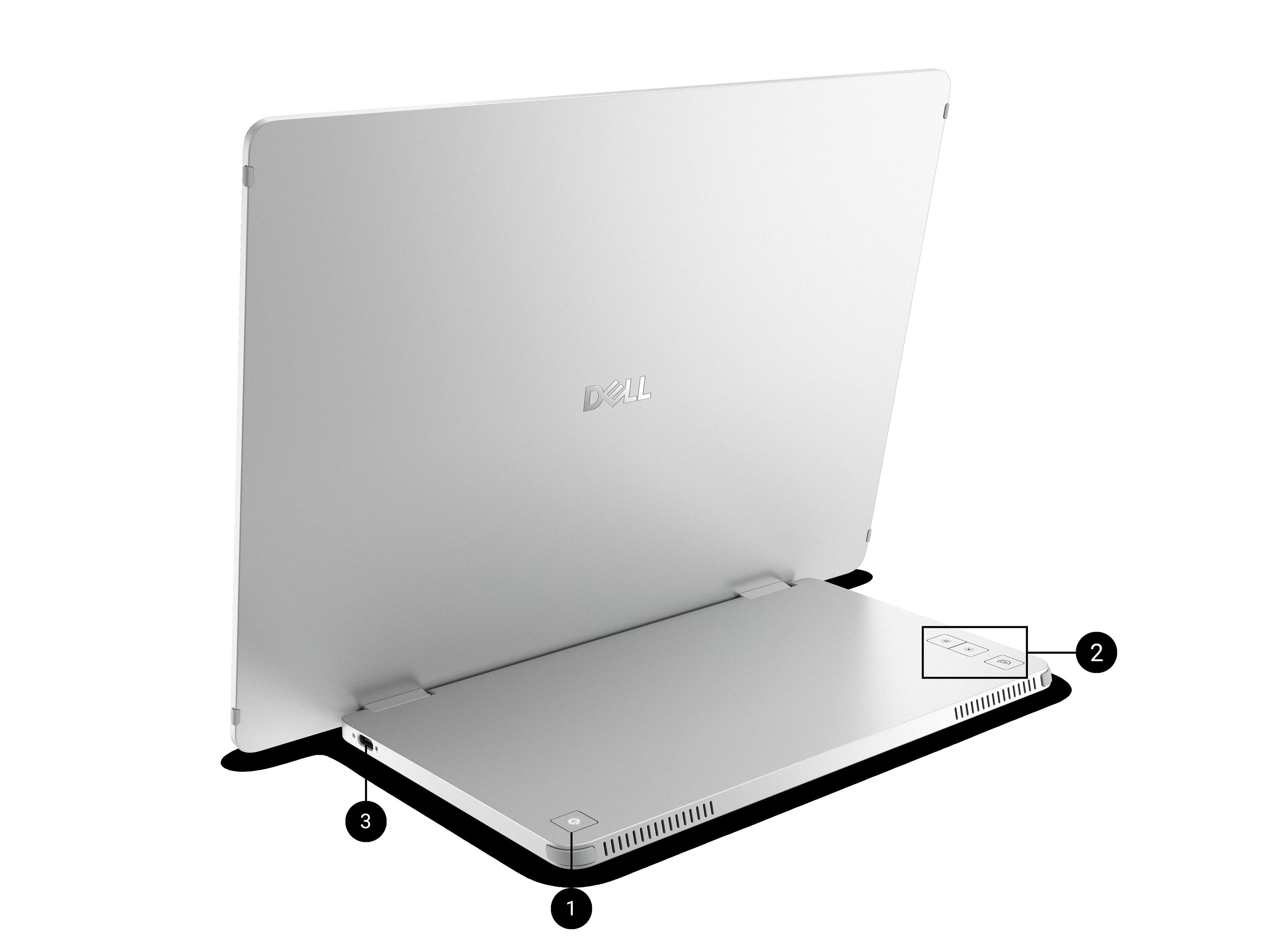 Dell Pro 14 Plus Portable Monitor P1425 14 IPS 1920 x 1200 (WUXGA) USB-C 60Hz