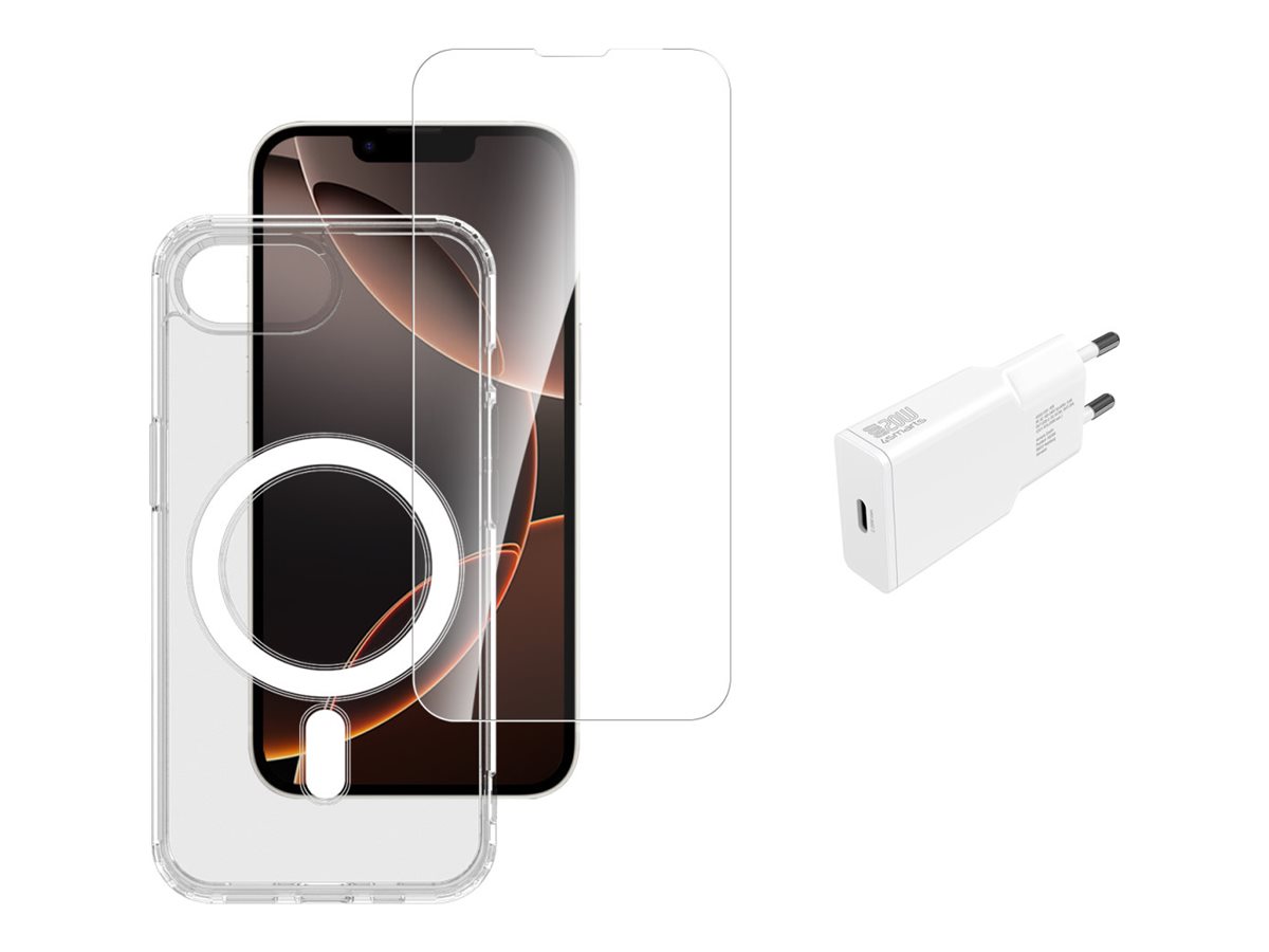 4smarts Protective cover White Transparent Apple iPhone 16e