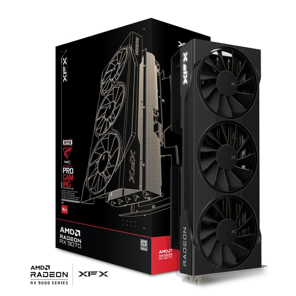 XFX Swift Radeon RX 9070 OC Gaming Edition 16GB