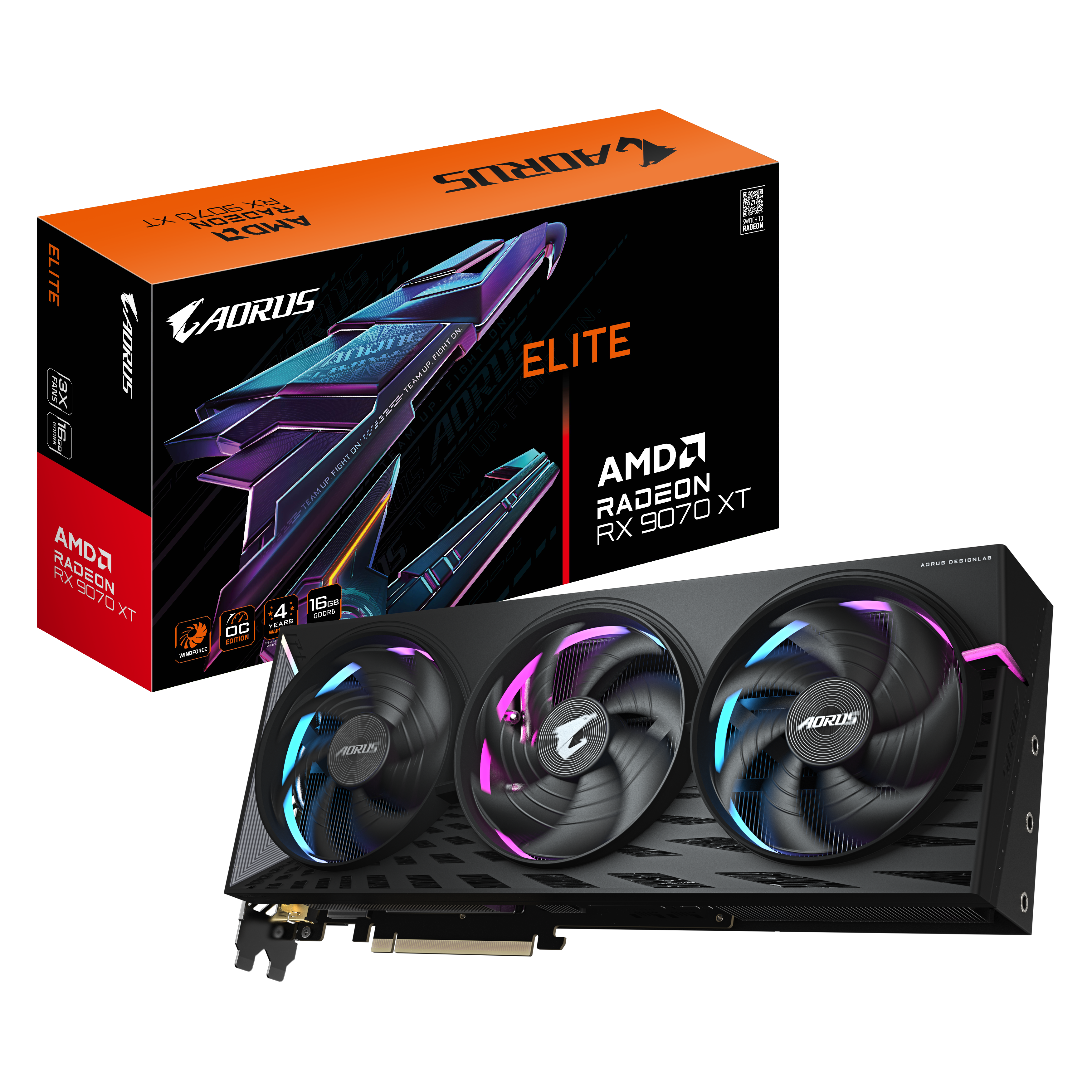 GIGABYTE AORUS Radeon RX 9070 XT ELITE 16G 16GB