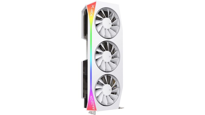 XFX Mercury AMD Radeon RX 9070XT OC White Magnetic Air Edition with RGB RETAIL