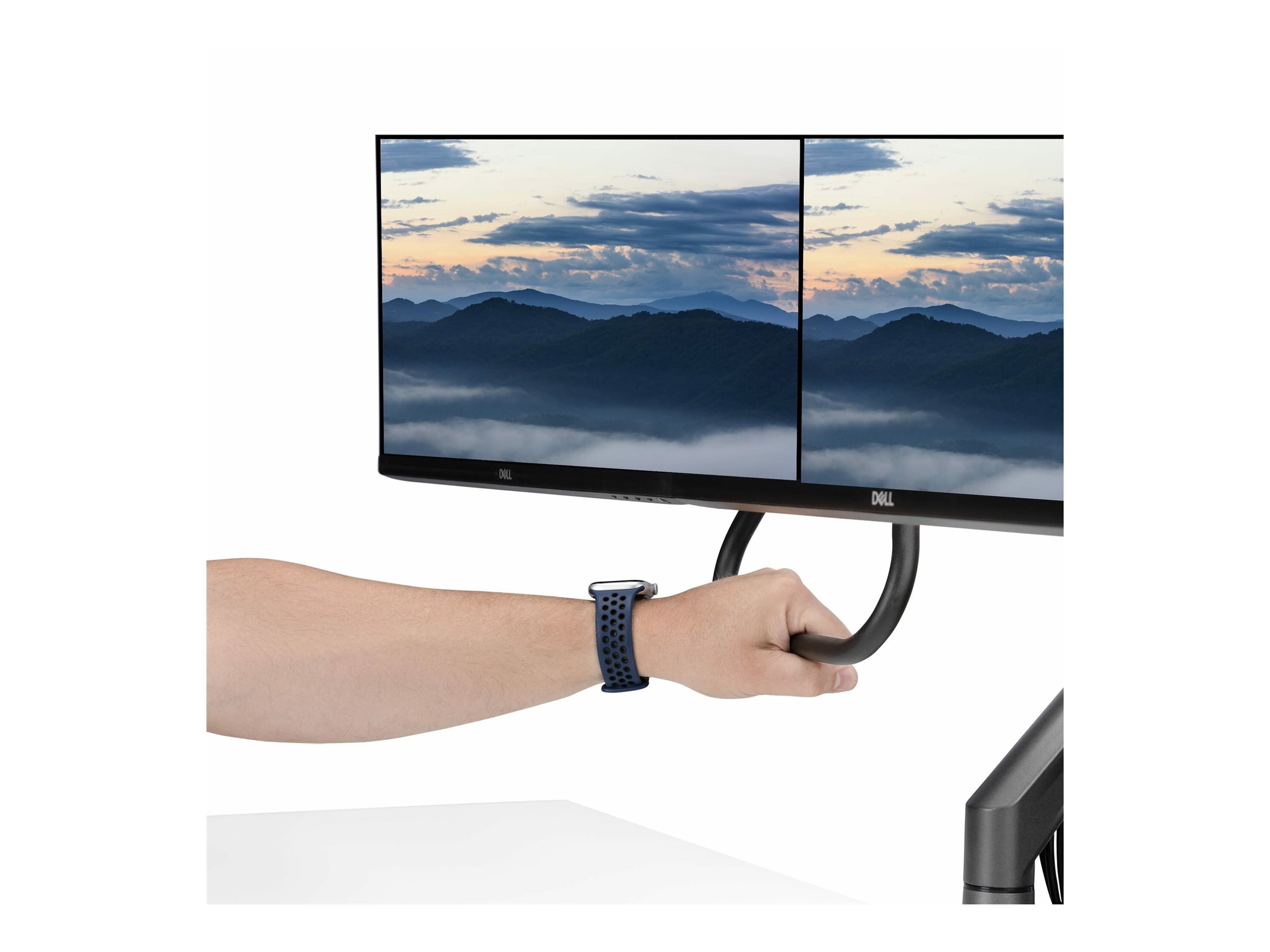 StarTech.com Desk Mount Dual Monitor Arm w/ Crossbar, Up To 27 Displays Monteringssæt 2 LCD displays 17-27