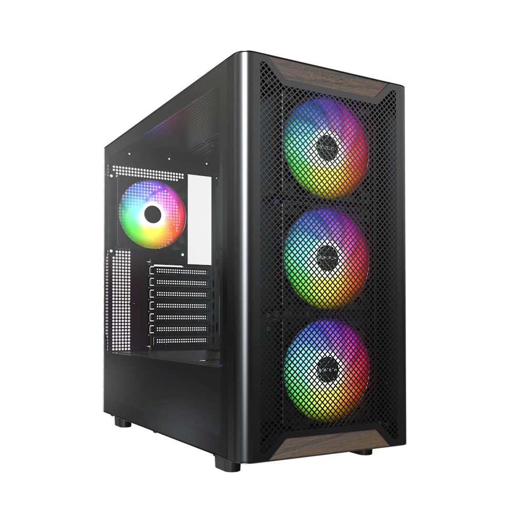 Montech XR Wood Tower ATX Sort