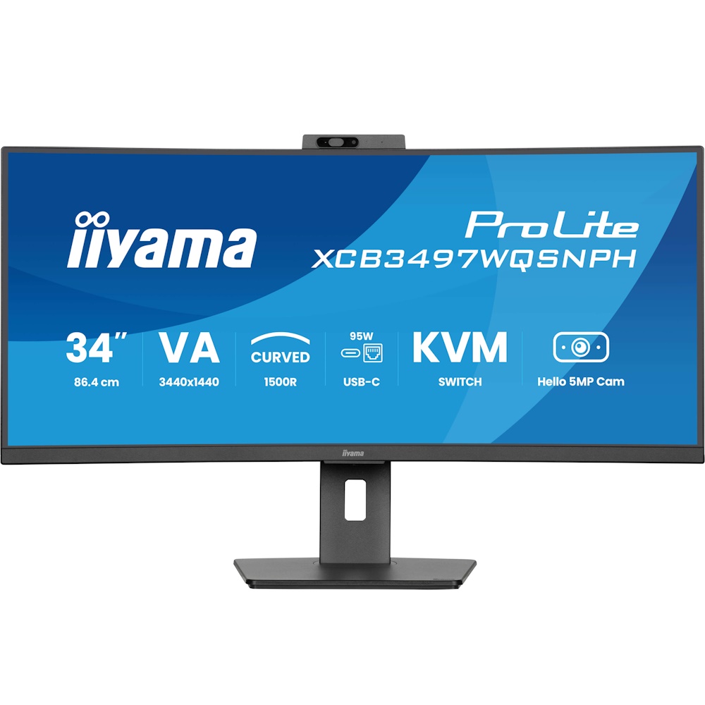 iiyama ProLite XCB3497WQSNPH-B1 34 VA 3440 x 1440 (UltraWide) HDMI DisplayPort USB-C 120Hz