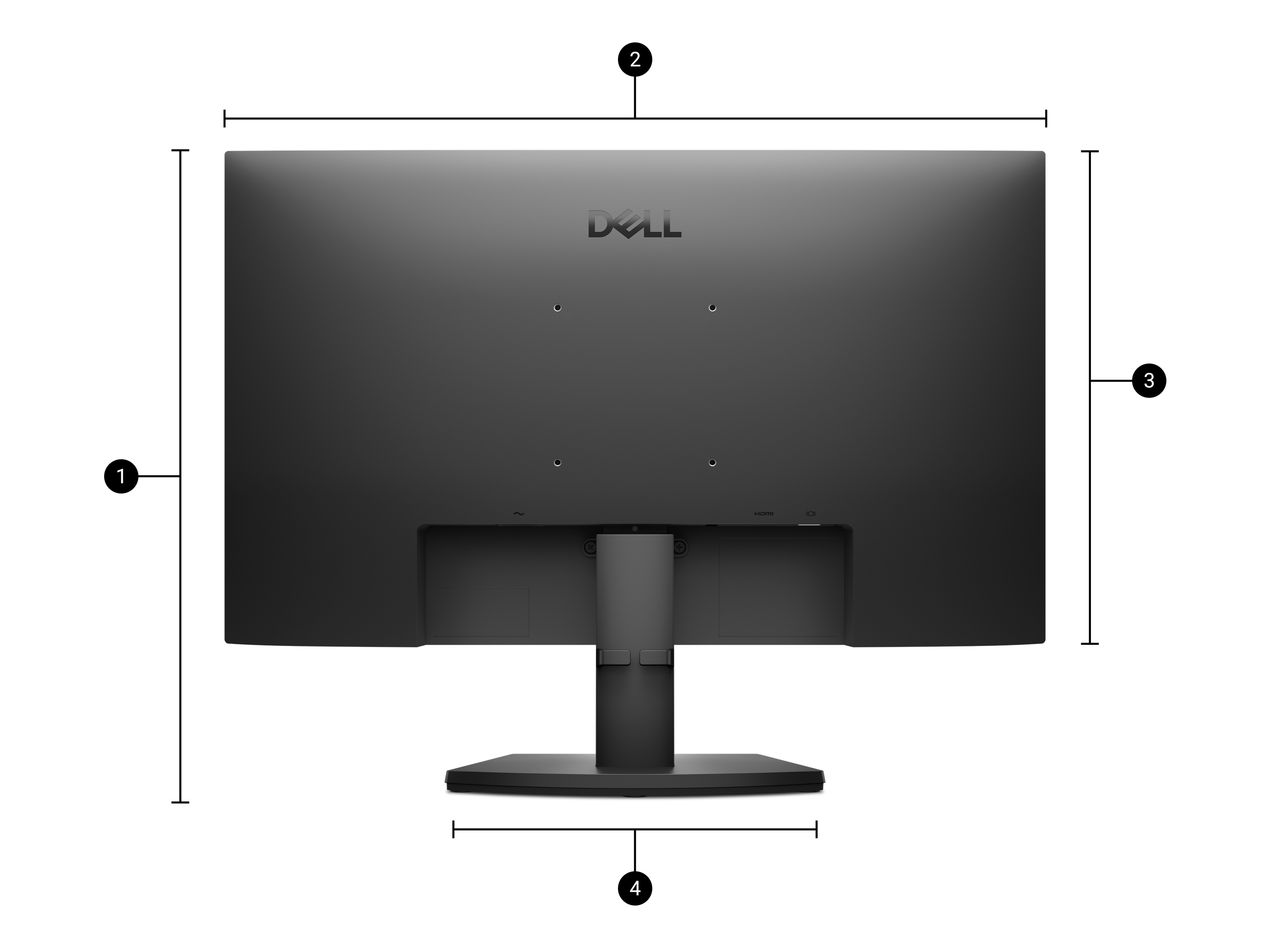 Dell SE2725HM 27 IPS 1920 x 1080 (Full HD) VGA (HD-15) HDMI 100Hz