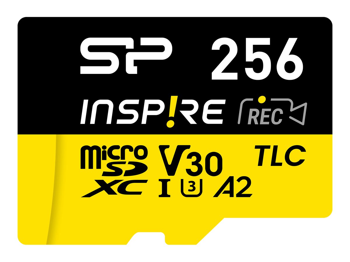 SILICON POWER Inspire microSDXC UHS-I U3 Memory Card 256GB 170MB/s