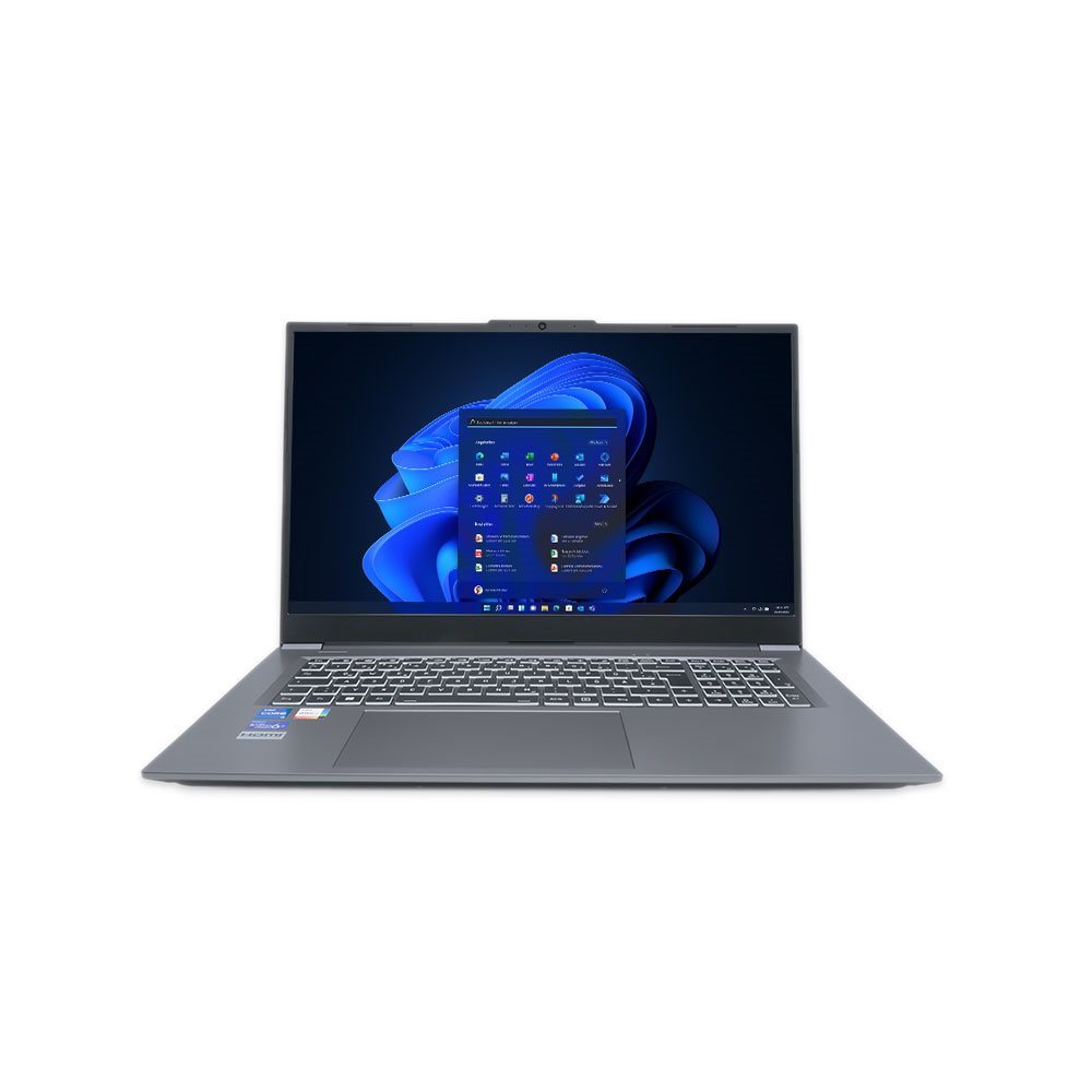 TERRA MOBILE 1717R Intel® Core™ i7 i7-1355U Laptop 43,9 cm (17.3) Fuld HD 16 GB DDR4-SDRAM 1 TB SSD Wi-Fi 6 (802.11ax) Windows 11 Pro Tysk Grå