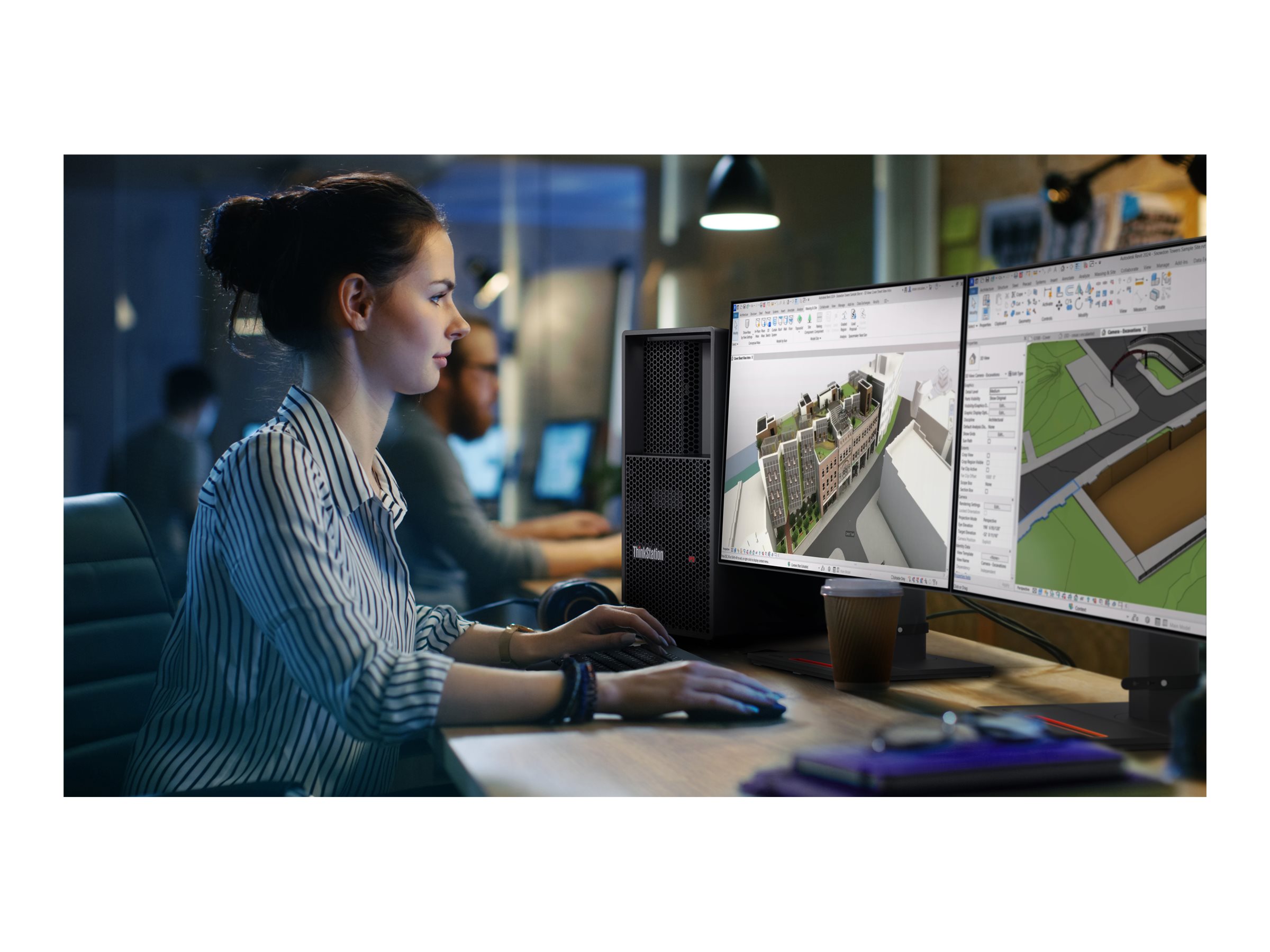Lenovo ThinkStation P3 Gen 2 30HT Tower Core Ultra 9 285K 64GB 1TB Intel Graphics Windows 11 Pro