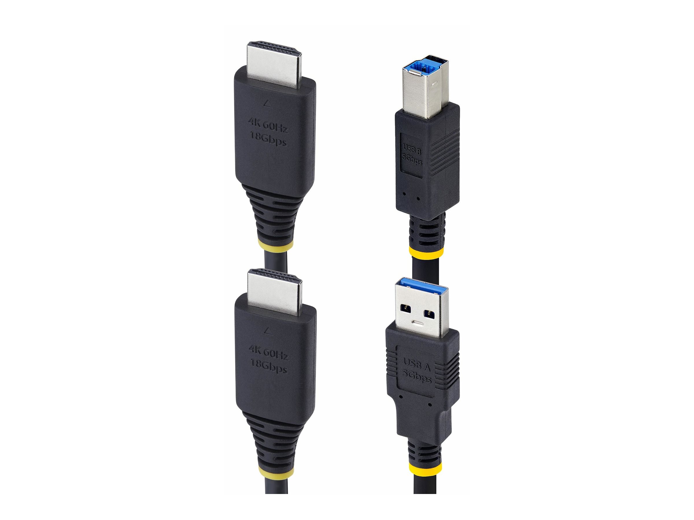 StarTech.com 10ft (3m) HDMI and USB 5Gbps KVM Cable Kabel til tastatur / video / mus (KVM)