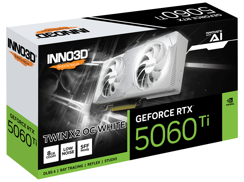 Inno3D Geforce RTX 5060 Ti TWIN X2 OC White 8GB