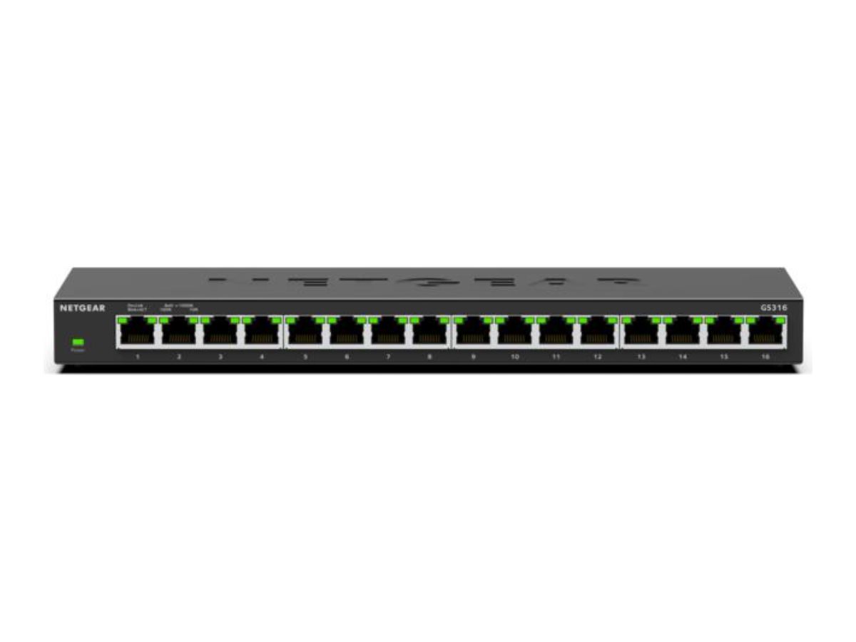 NETGEAR GS316v3 Switch 16-porte Gigabit Ethernet