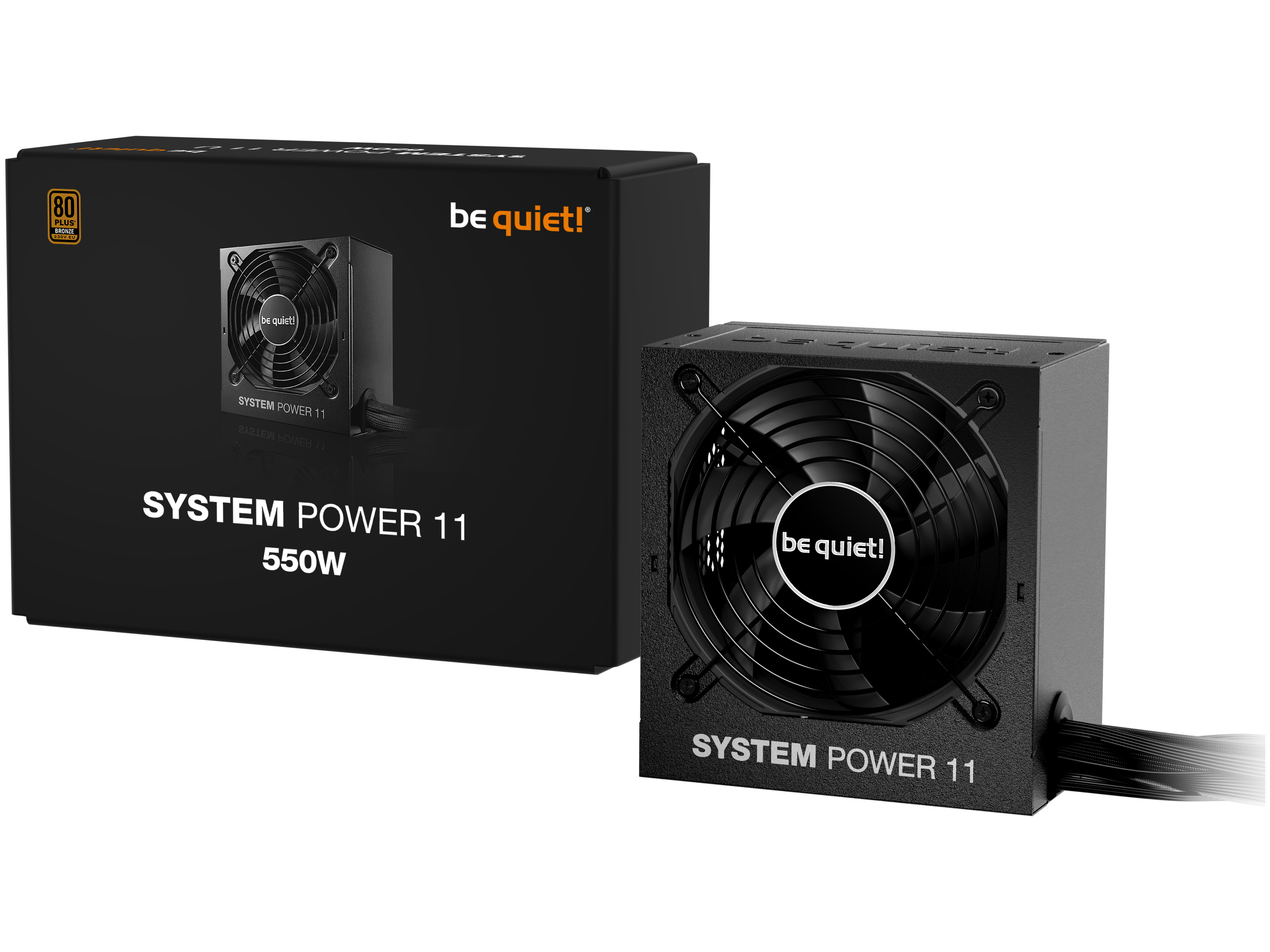 be quiet! System Power 11 550W Strømforsyning 550Watt