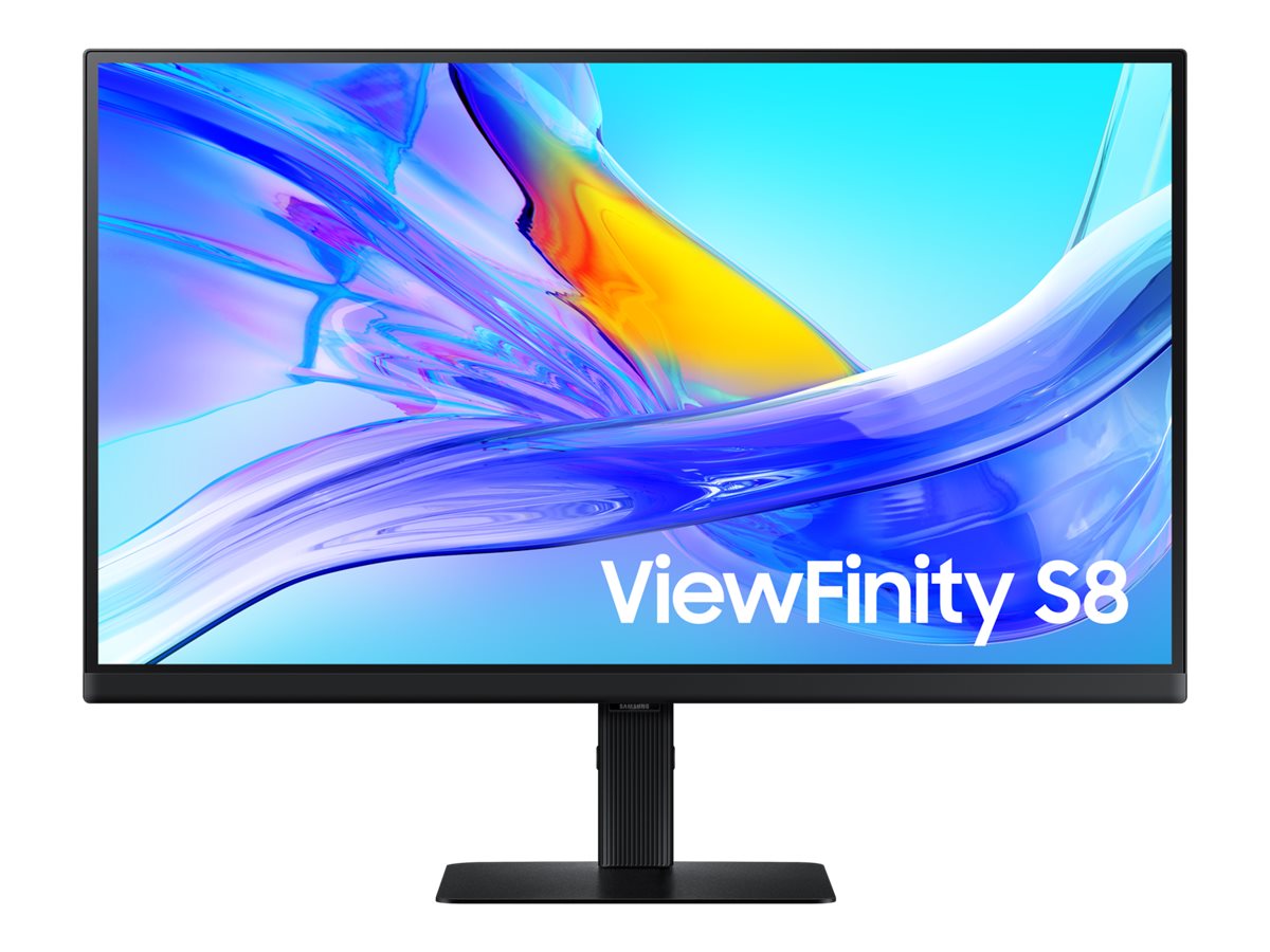 Samsung ViewFinity S8 S27D804UEU 27 VA 3840 x 2160 (4K) HDMI DisplayPort USB-C 60Hz Dockingskærm