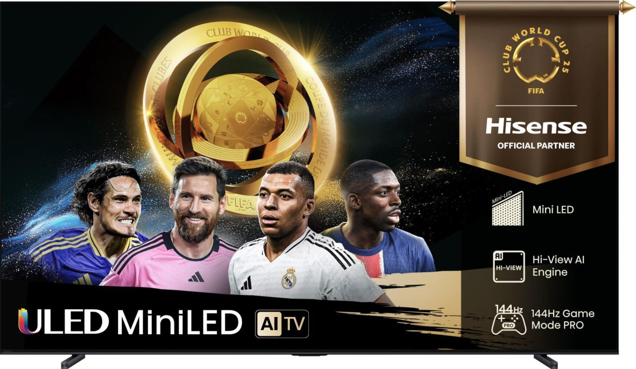 Hisense 85U7Q 2,16 m (85) 4K Ultra HD Smart TV Wi-Fi Sort 450 cd/m²
