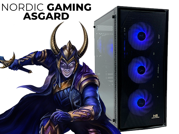 Nordic Gaming Asgard Loke V4 Gaming PC | i5 16GB RTX 5070 1TB