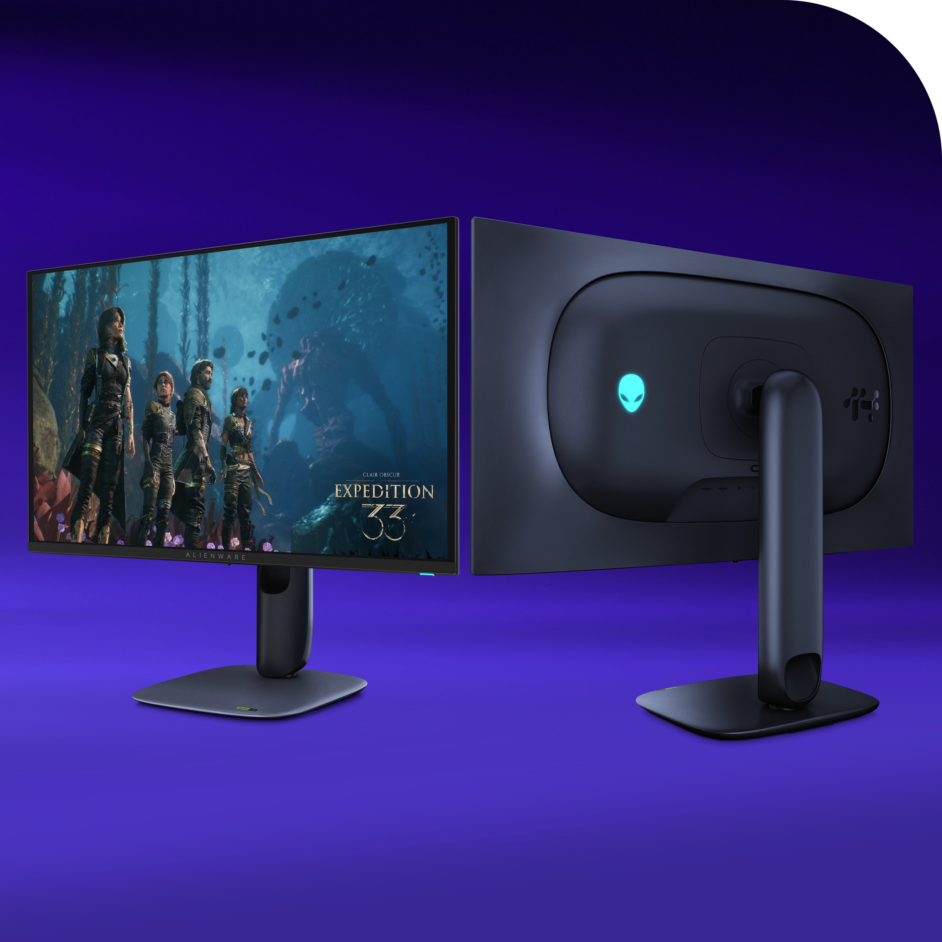 Alienware 27 4K QD-OLED Gaming Monitor AW2725Q 27 (26.7 til at se) 3840 x 2160 4K @ 240 Hz
