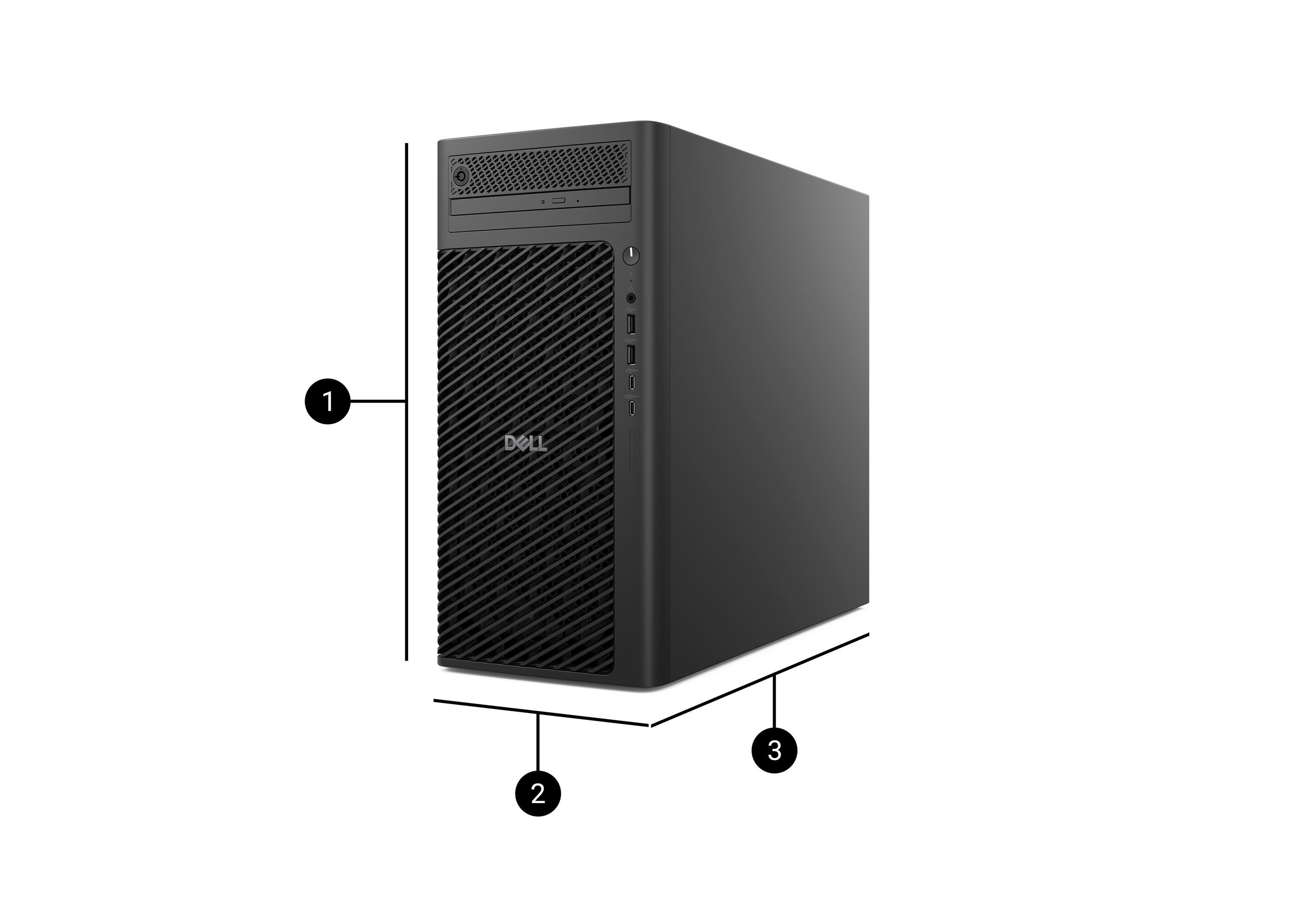 DELL Pro Max FCT2250 T2 Tower Intel Core Ultra 7 32GB 1TB Windows 11 Pro