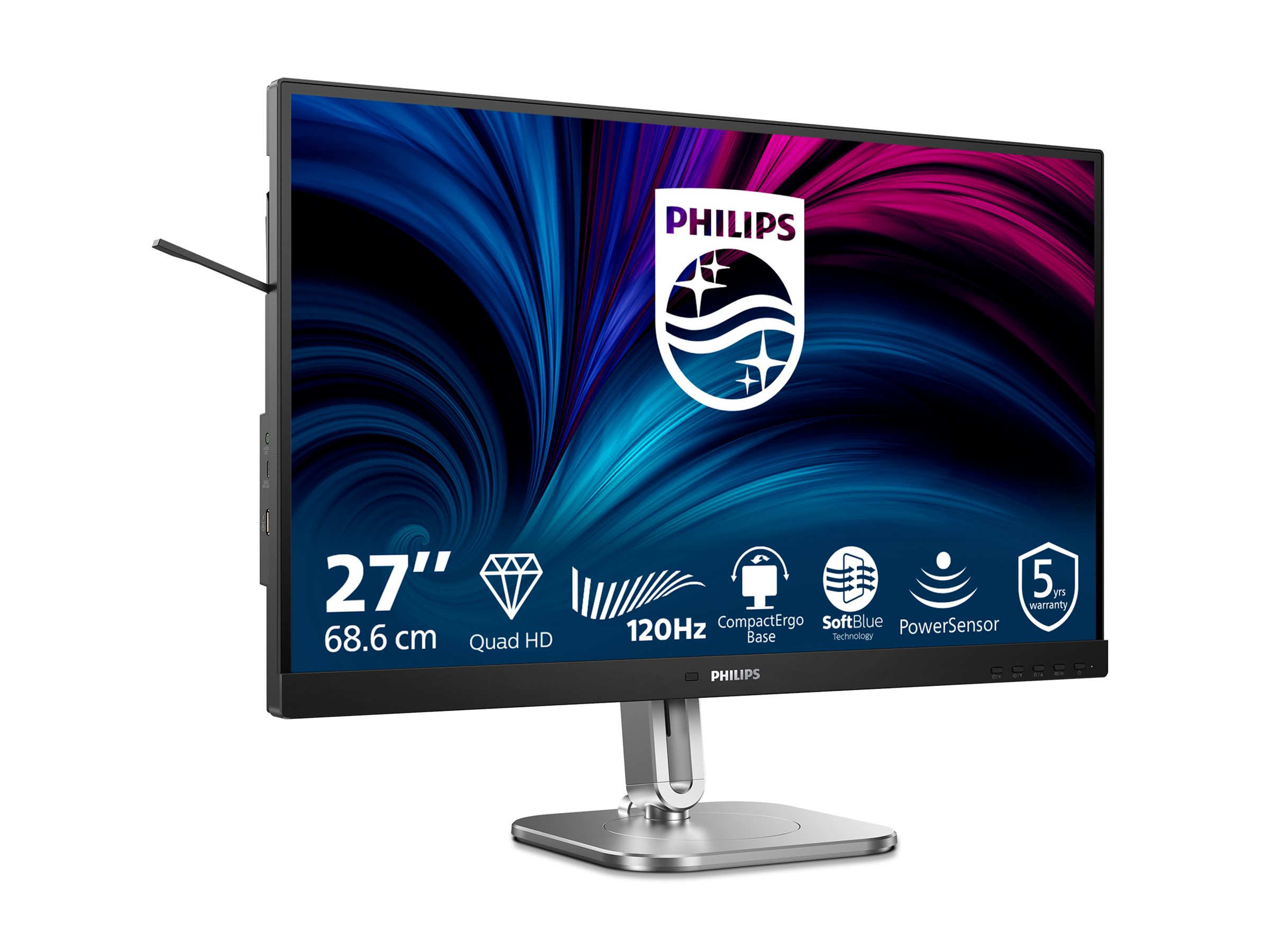 Philips 4000 series 27B2N4500/00 27 IPS 2560 x 1440 (2K) DisplayPort HDMI 120 Hz