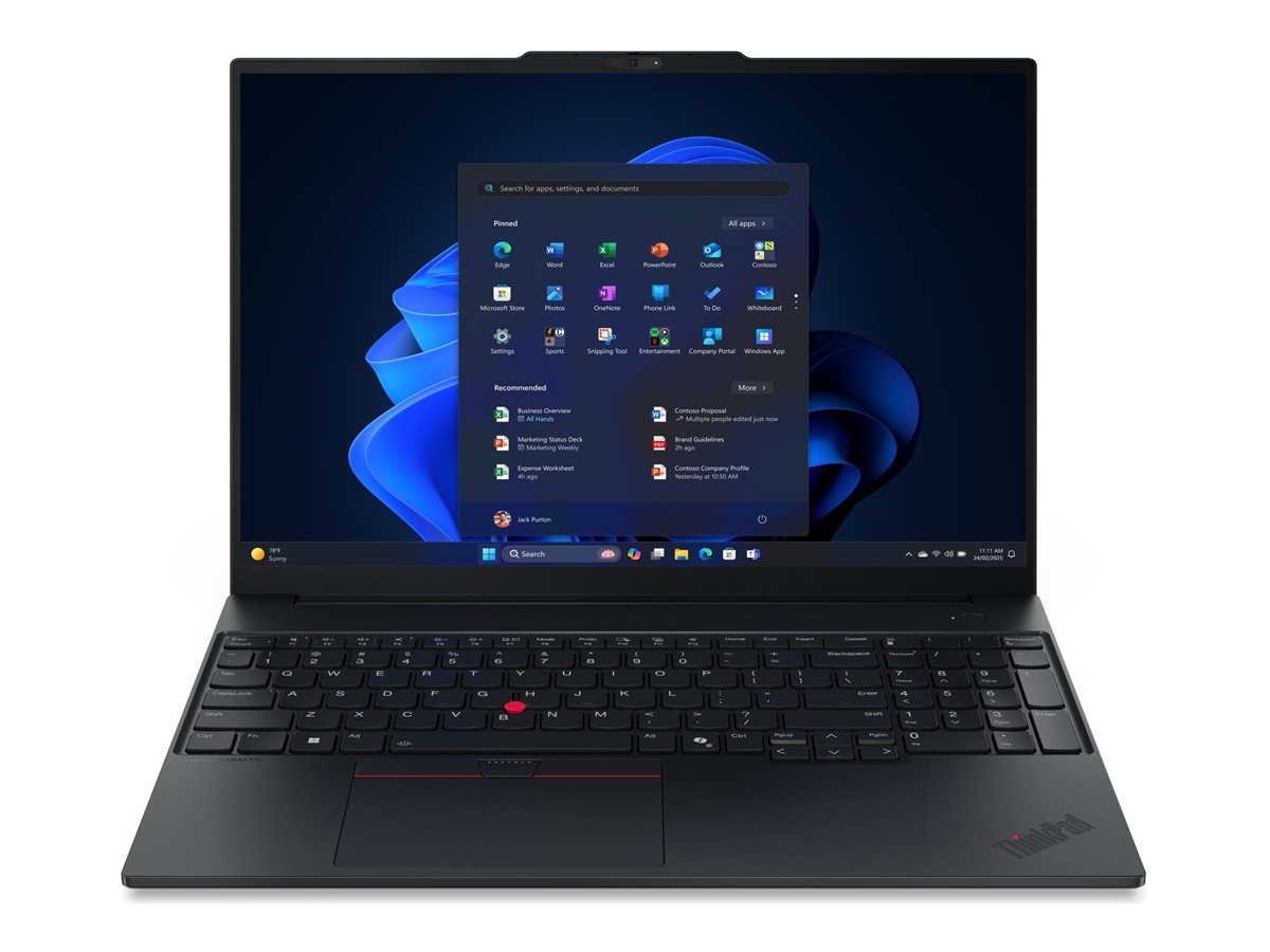 Lenovo ThinkPad E16 Gen 3 (Intel) 16 1920 x 1200 (WUXGA) 225U 32GB 512GB Intel Graphics Windows 11 Pro