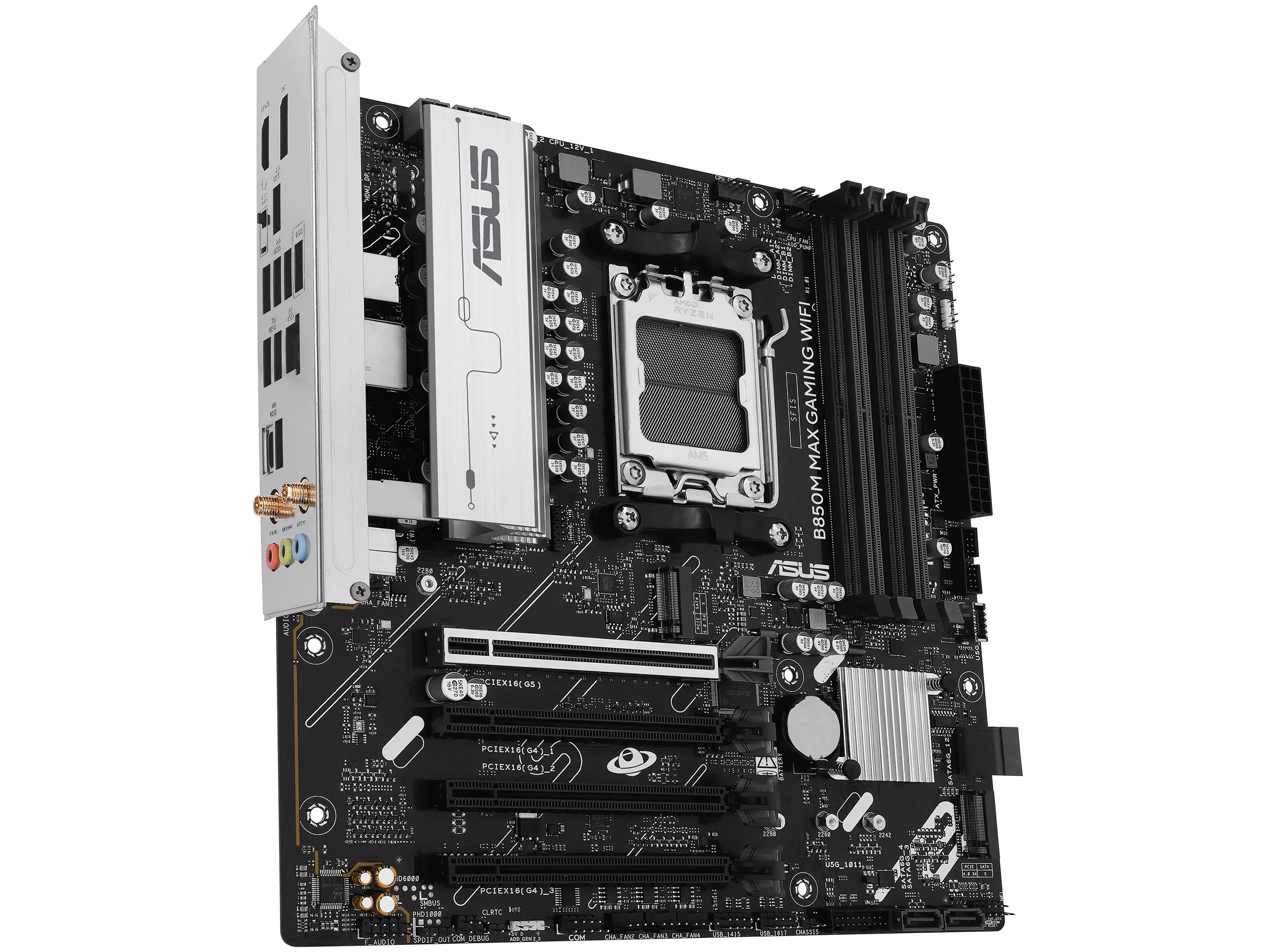 ASUS B850M MAX GAMING WIFI mATX Socket AM5 AMD B850
