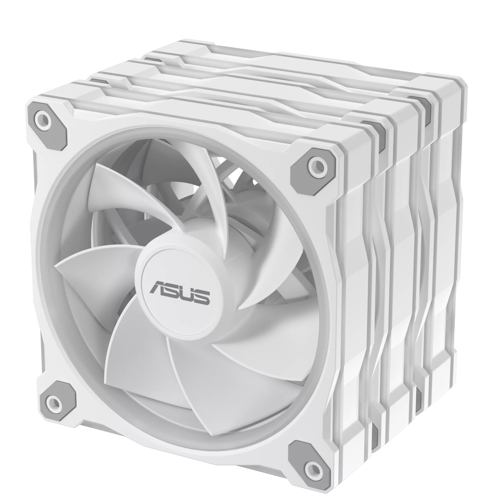 ASUS Prime MR120 ARGB Reverse Fan 3-pack Hvid 120 mm
