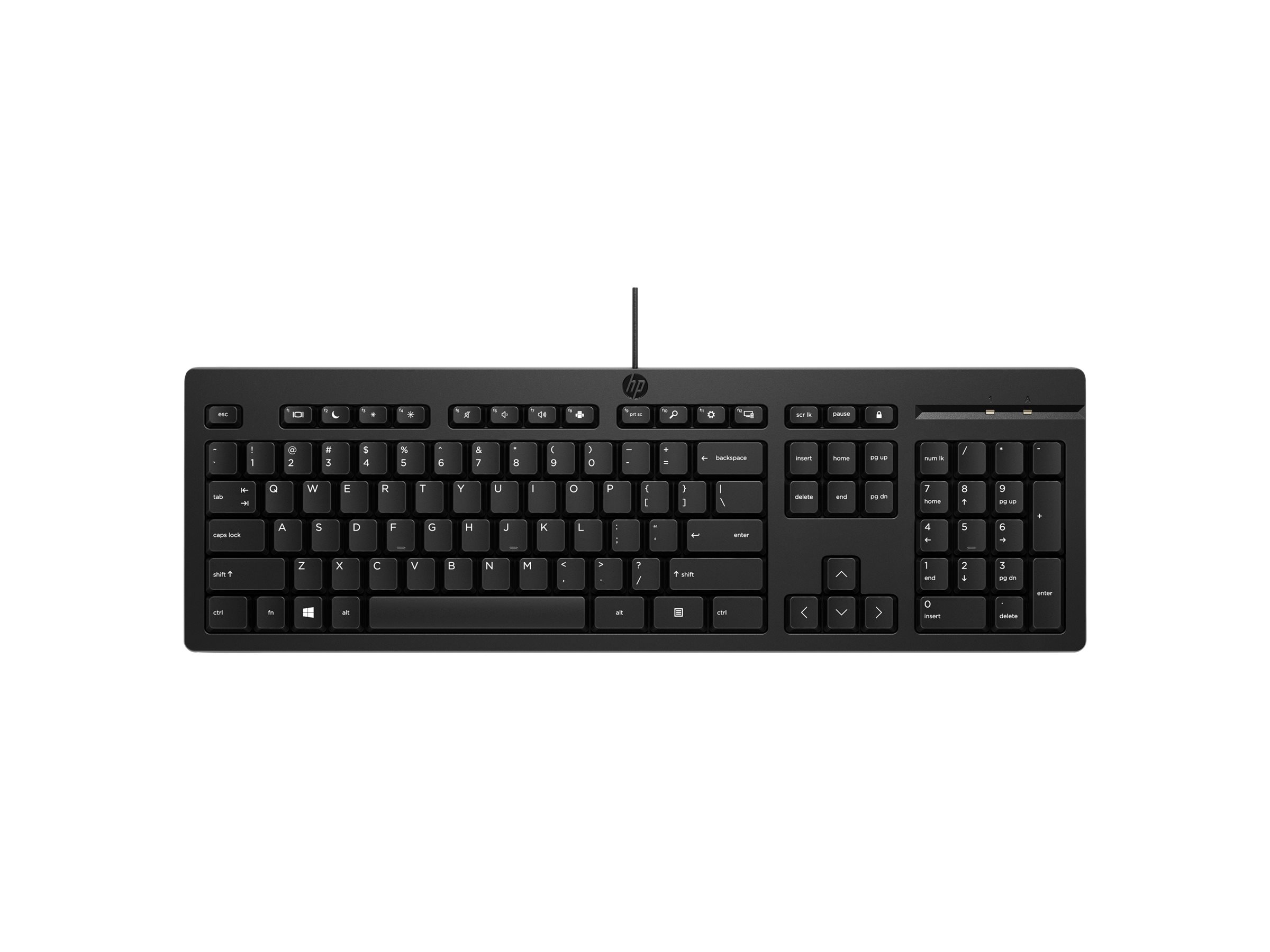 HP 125 G2 Tastatur Pressestempel Kablet Pan Nordic