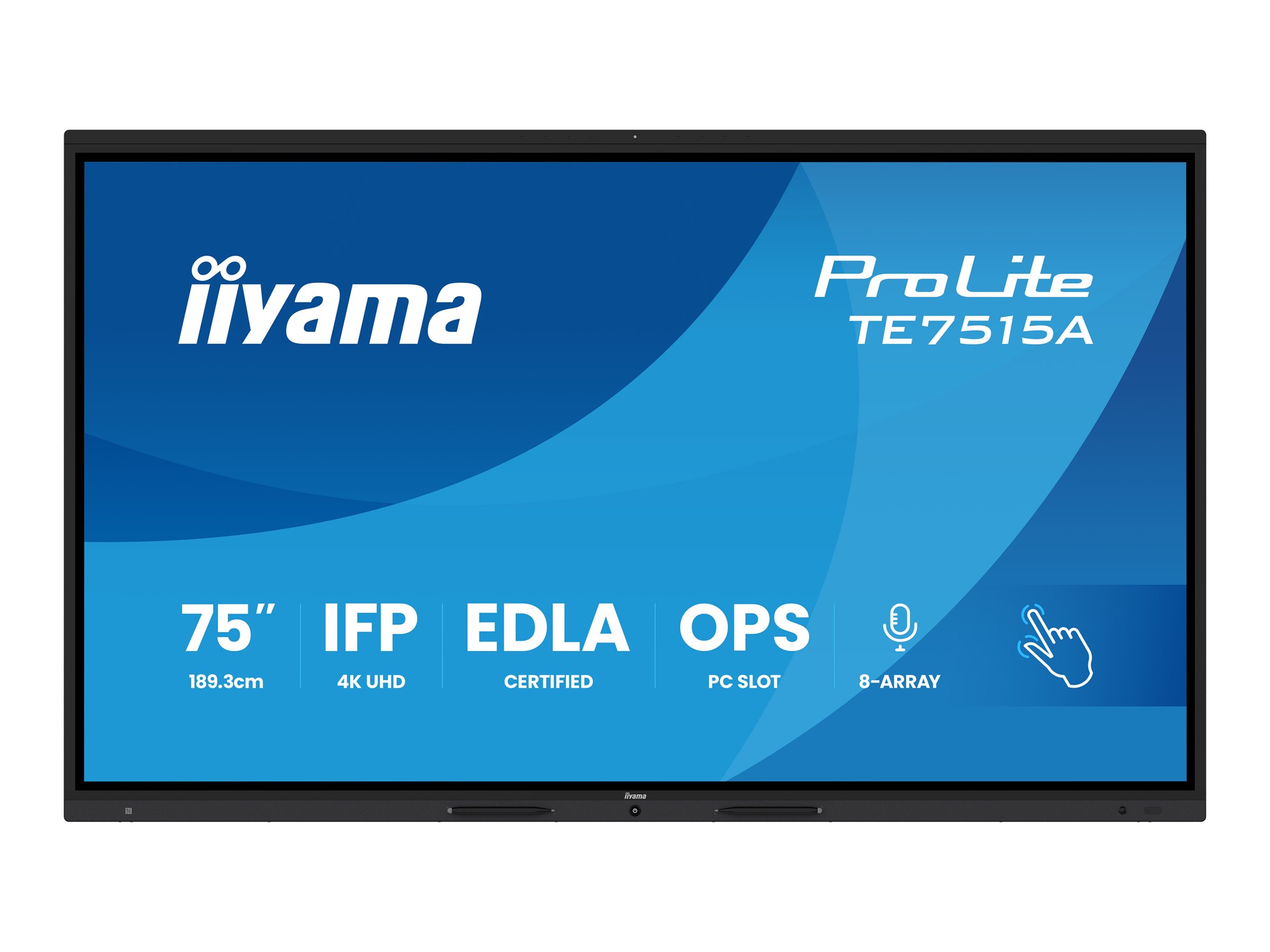iiyama ProLite TE7515A-B1AG 75 Digital skiltning/interaktiv kommunikation 3840 x 2160