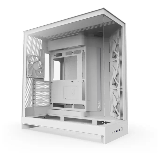 NZXT H9 Flow(2025) White* Dual Chamber Midi Case