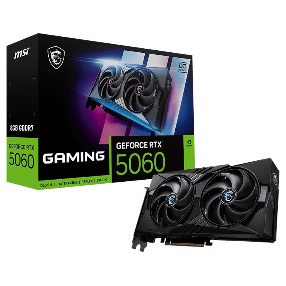MSI GeForce RTX 5060 8G Gaming OC 8GB