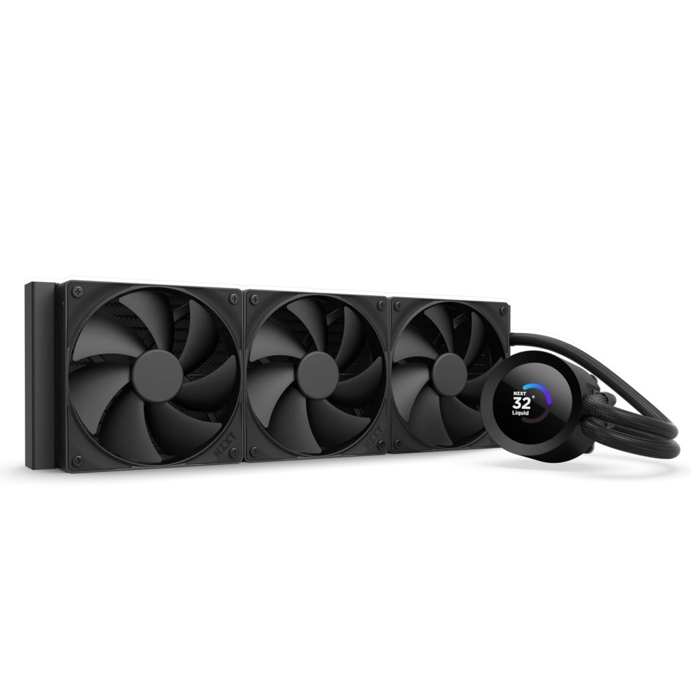 NZXT Kraken Plus 360 Black Intel/AMD Vandkøler Sort