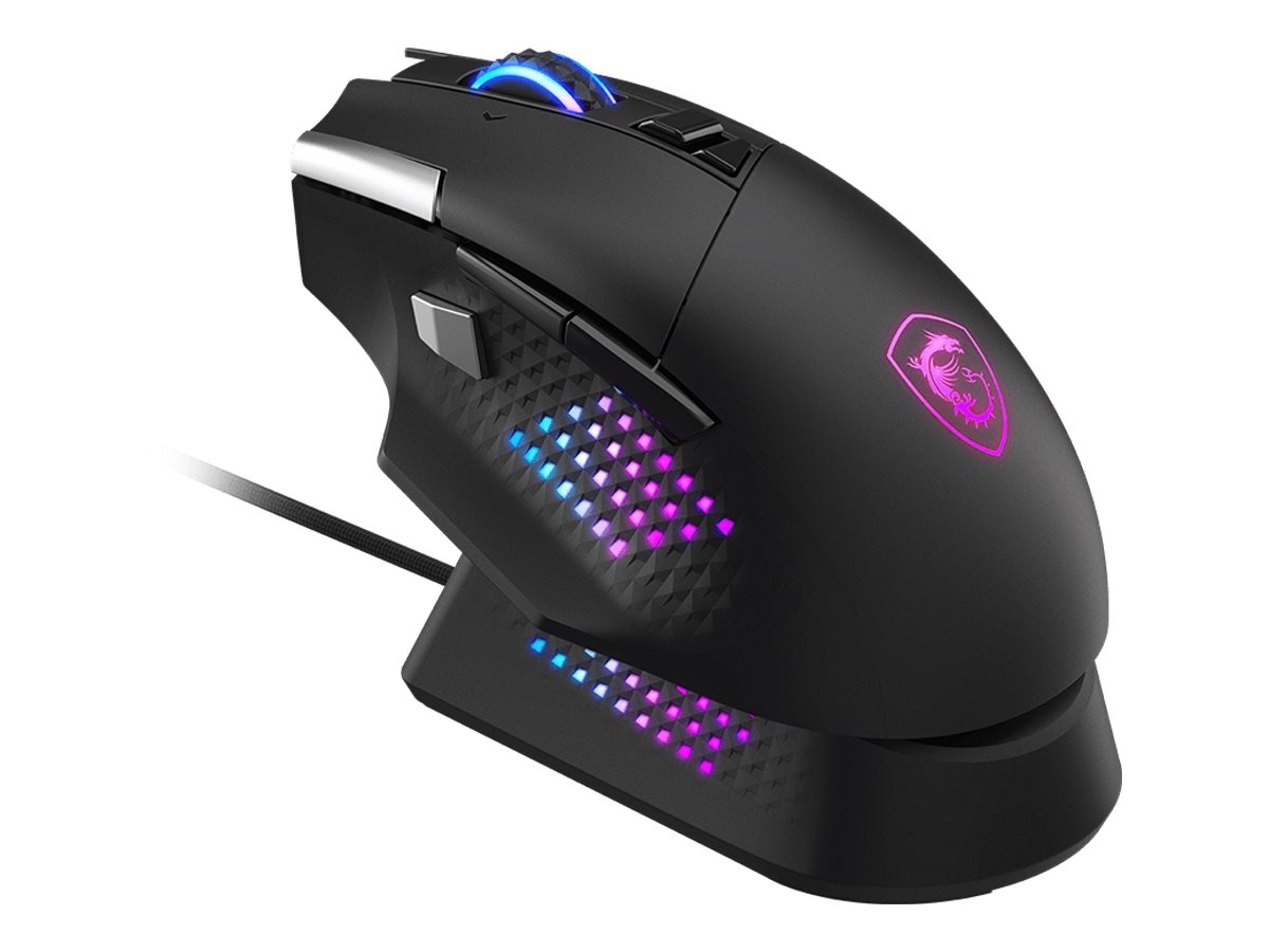MSI VERSA PRO Optisk Trådløs Kablet Sort