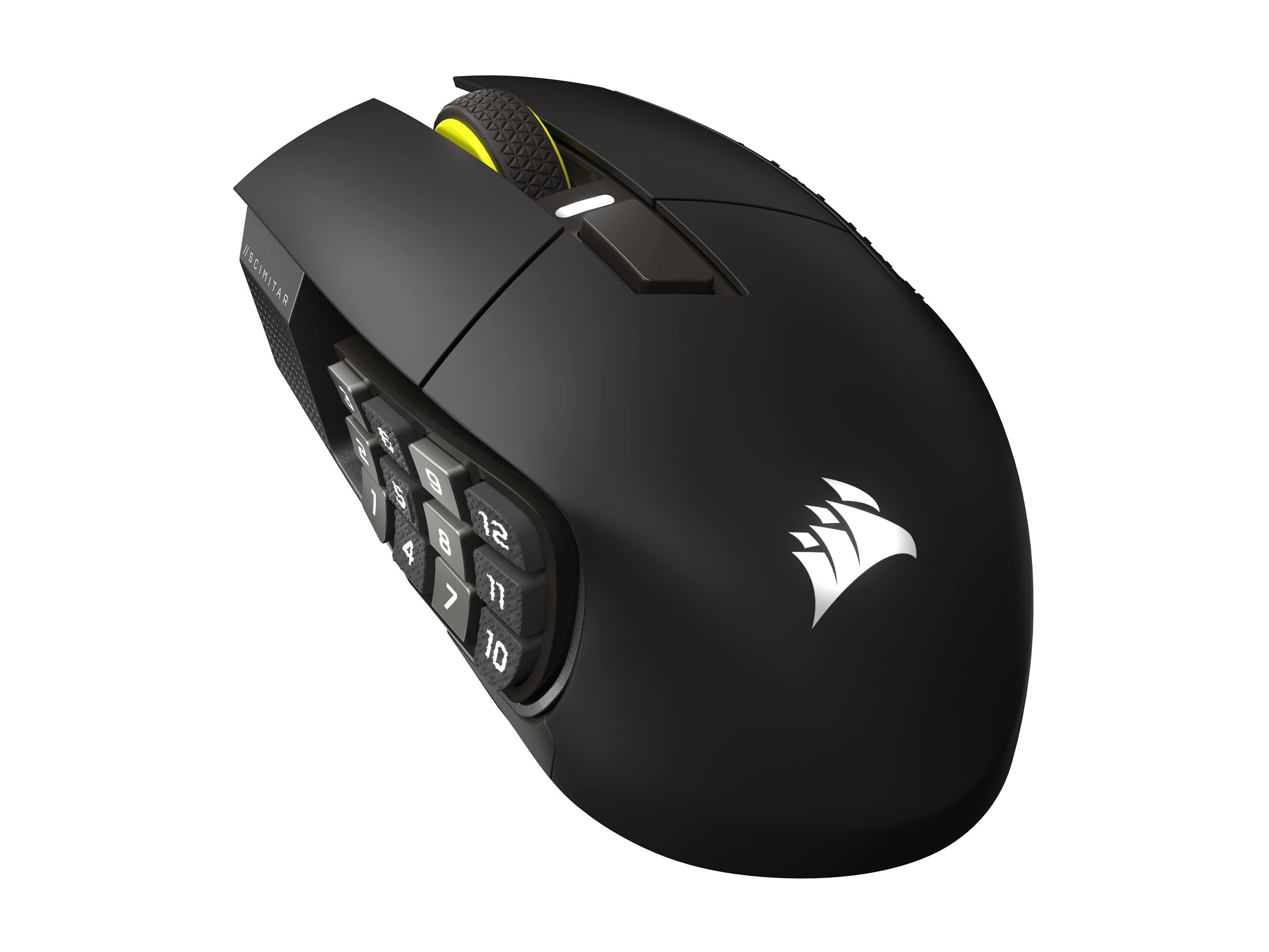 CORSAIR Scimitar Elite SE Optisk Trådløs Kablet Sort