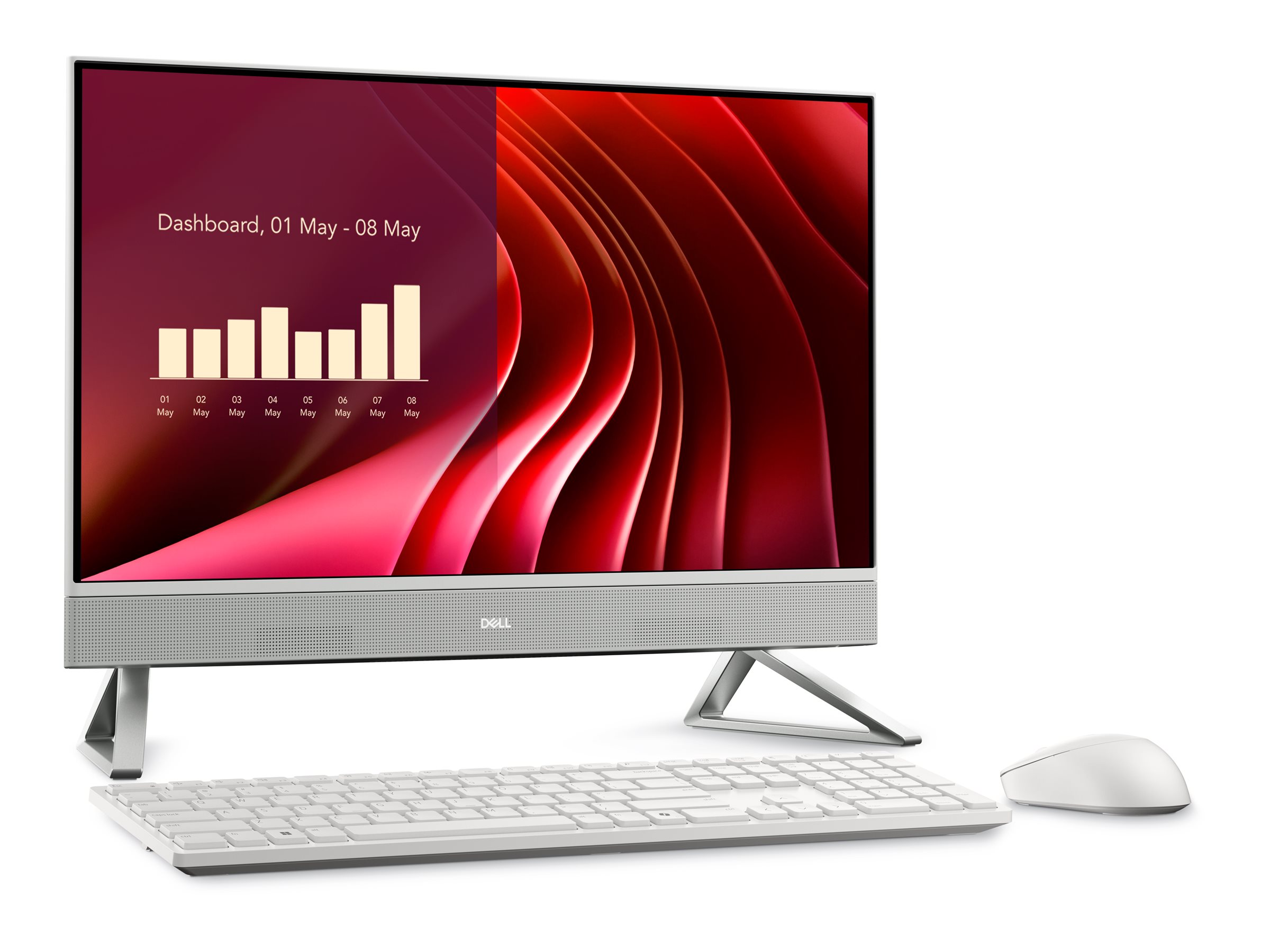 Dell 24 All-in-One EC24250 AIO Core 7 150U 16GB 1TB Intel Graphics Windows 11 Pro