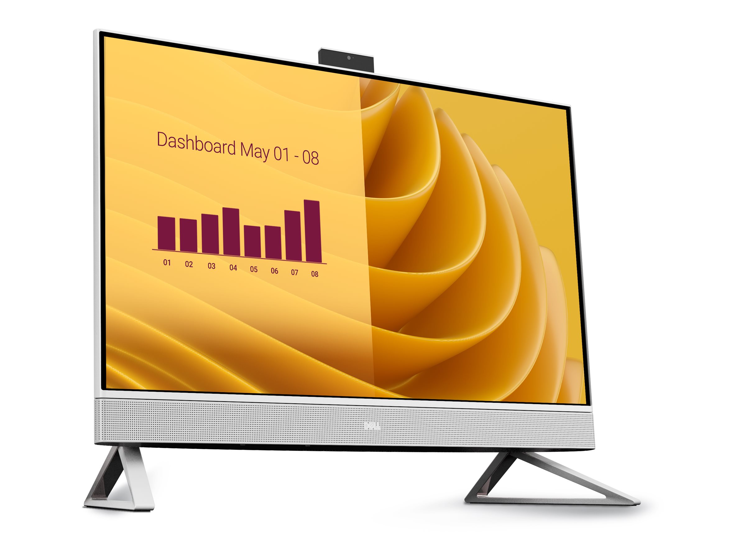 Dell 27 All-in-One EC27250 AIO Core 7 150U 16GB 1TB Intel Graphics Windows 11 Pro