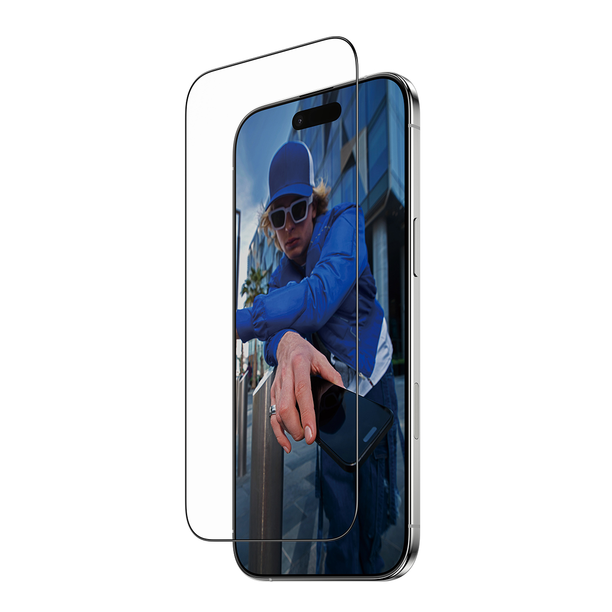 PanzerGlass Screen Protector w. Black Frame iPhone 17 Air | Ultra-Wide Fit w. FASTFIT IN-A-BOX Skærmbeskytter