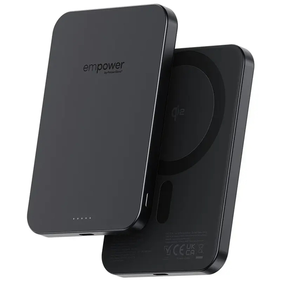 empower by PanzerGlass Trådløs power bank 5000mAh 15Watt 1xUSB-C Space Black