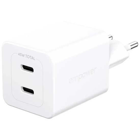 empower by PanzerGlass Turbo 45W GaN Adapter 2xUSB-C