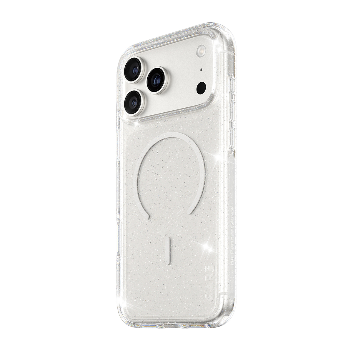 PanzerGlass CARE by Flagship Case Urban Explorer Star Lit w. White MagSafe iPhone 17 Pro Max Beskyttelsescover Transparent