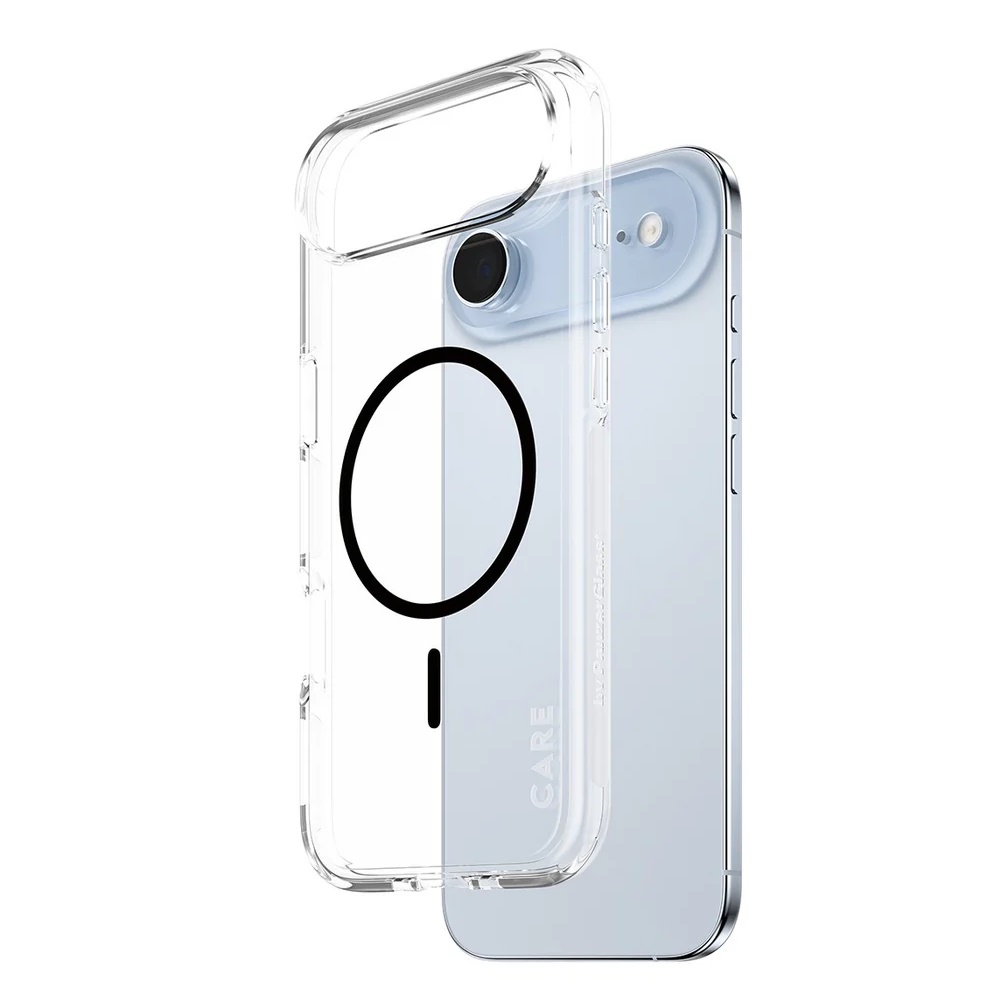 CARE by PanzerGlass Flagship Case Beskyttelsescover til iPhone Air (2025) Transparent