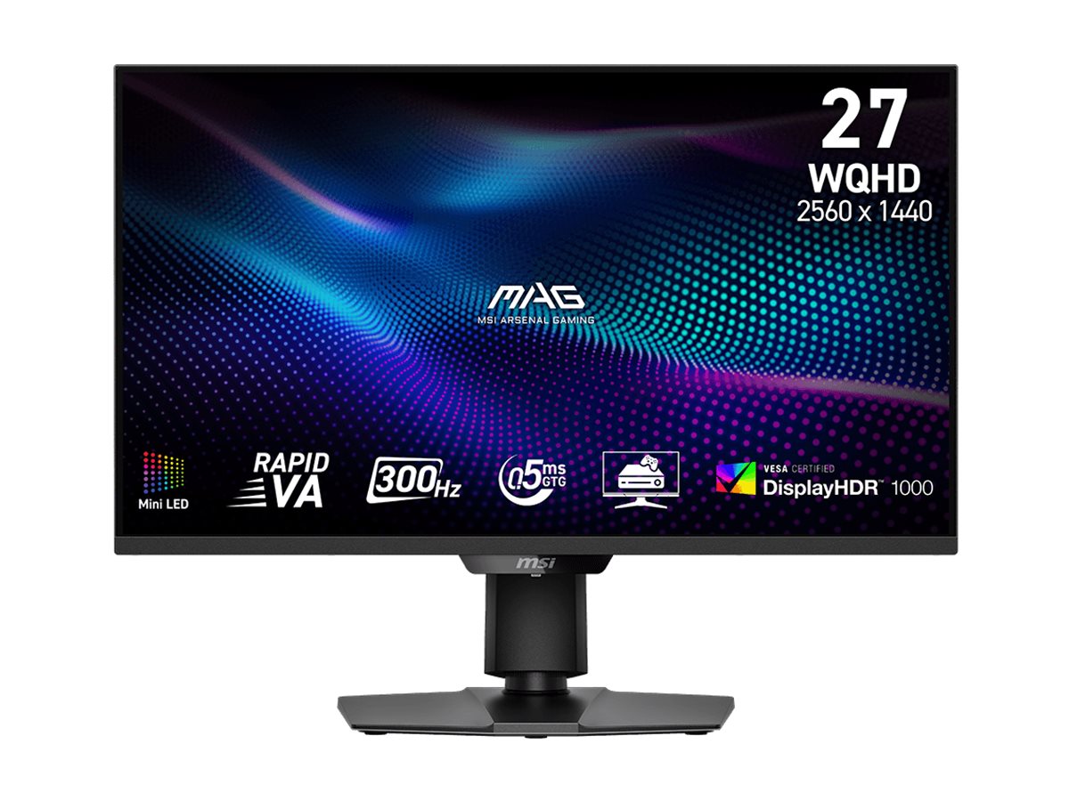 MSI MAG 274QPF X30MV 27 Rapid VA 2560 x 1440 (2K) DisplayPort HDMI 300 Hz