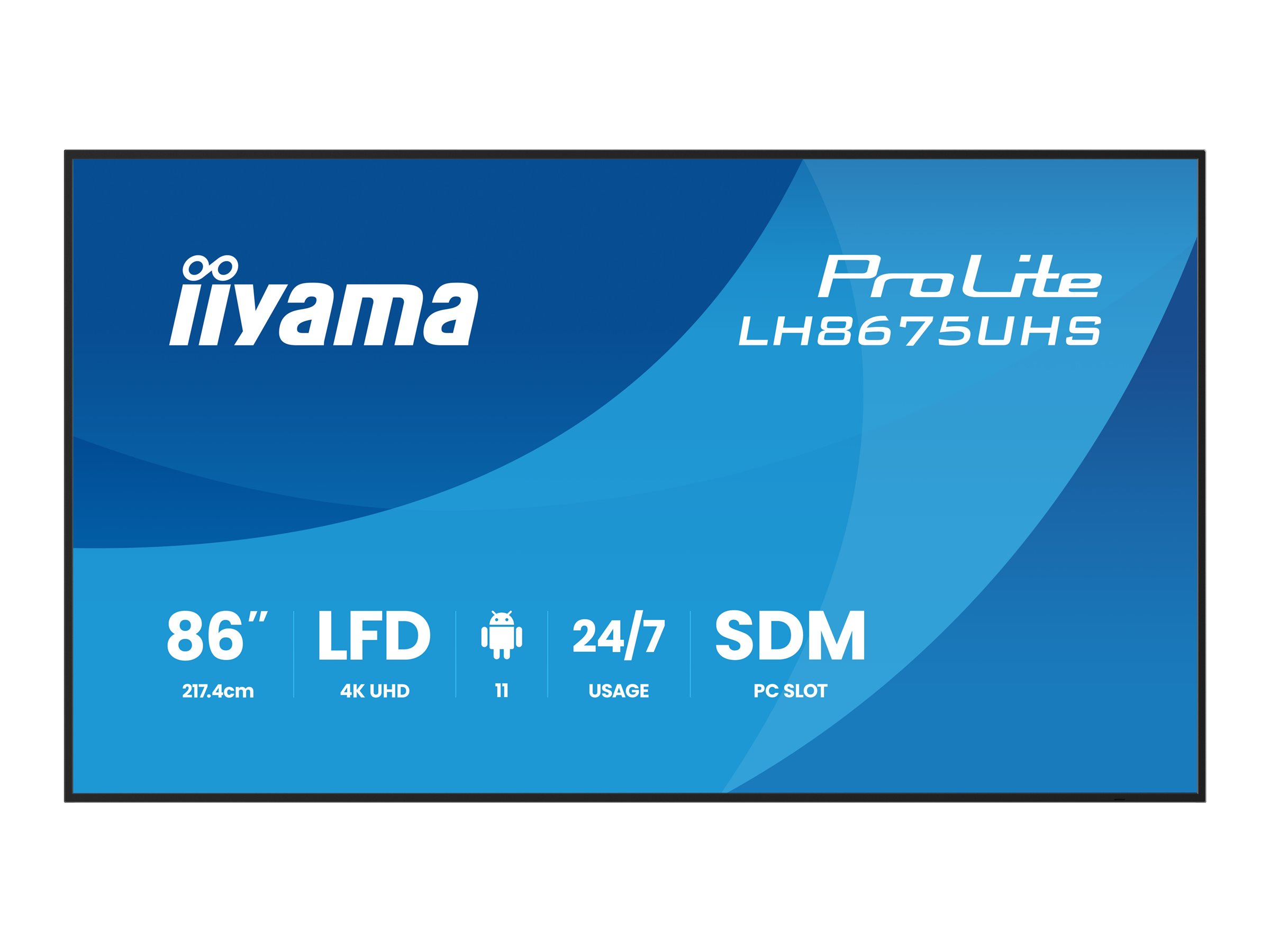 iiyama ProLite LH8675UHS-B2AG 86 Digital skiltning 3840 x 2160