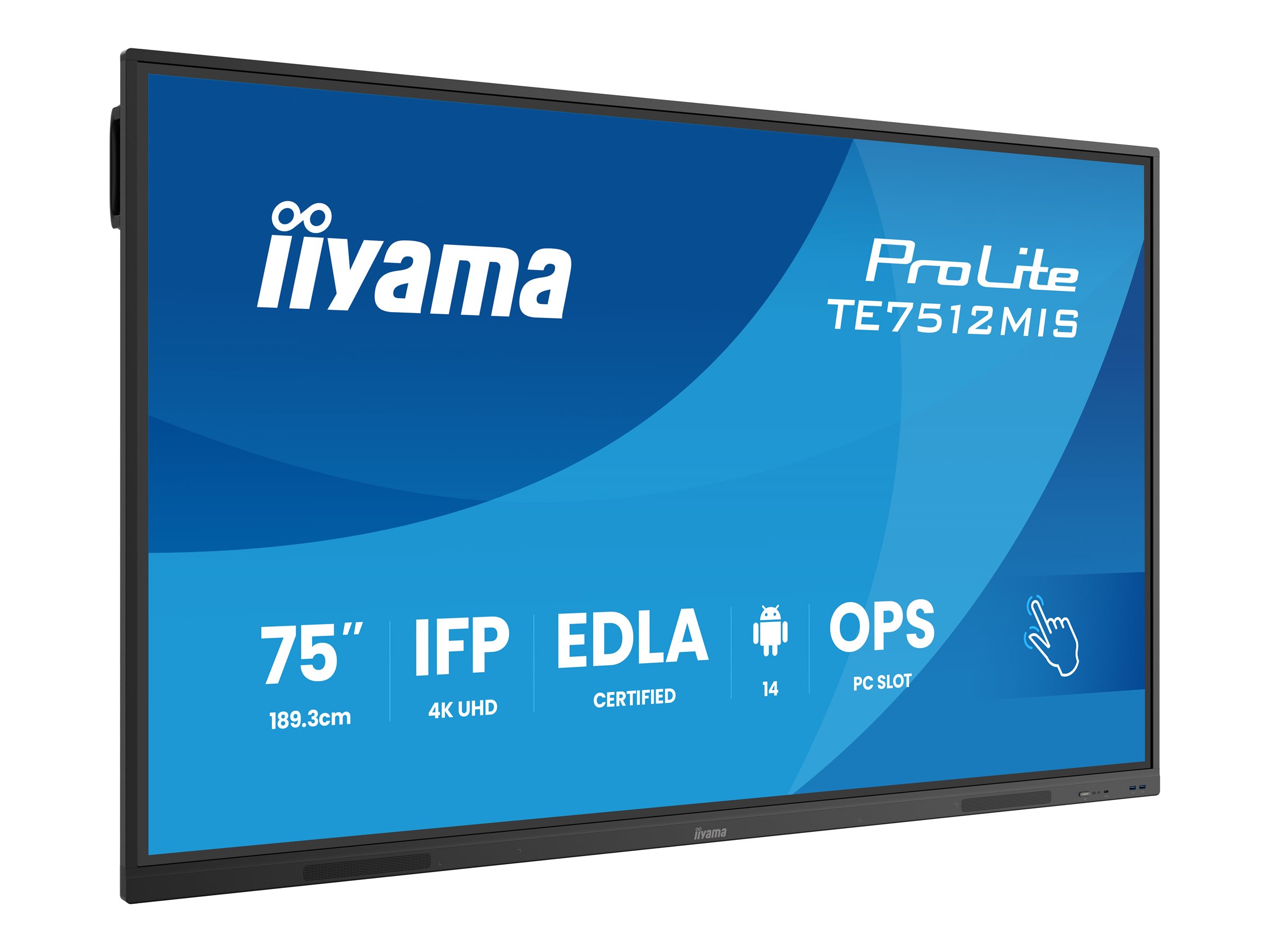 iiyama ProLite TE7512MIS-B4AG 75 Digital skiltning/interaktiv kommunikation 3840 x 2160