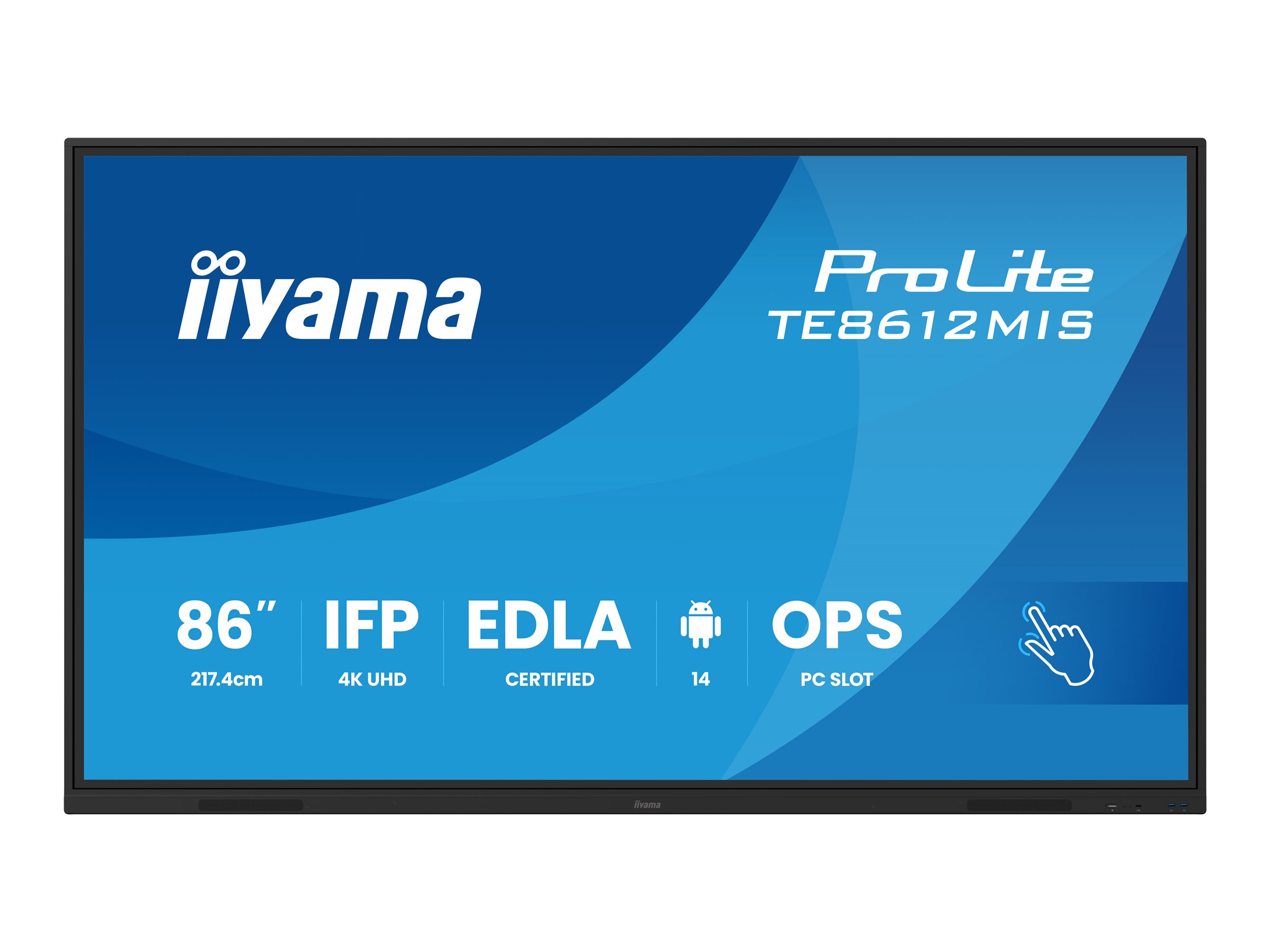 iiyama ProLite TE8612MIS-B4AG 86 Digital skiltning/interaktiv kommunikation 3840 x 2160