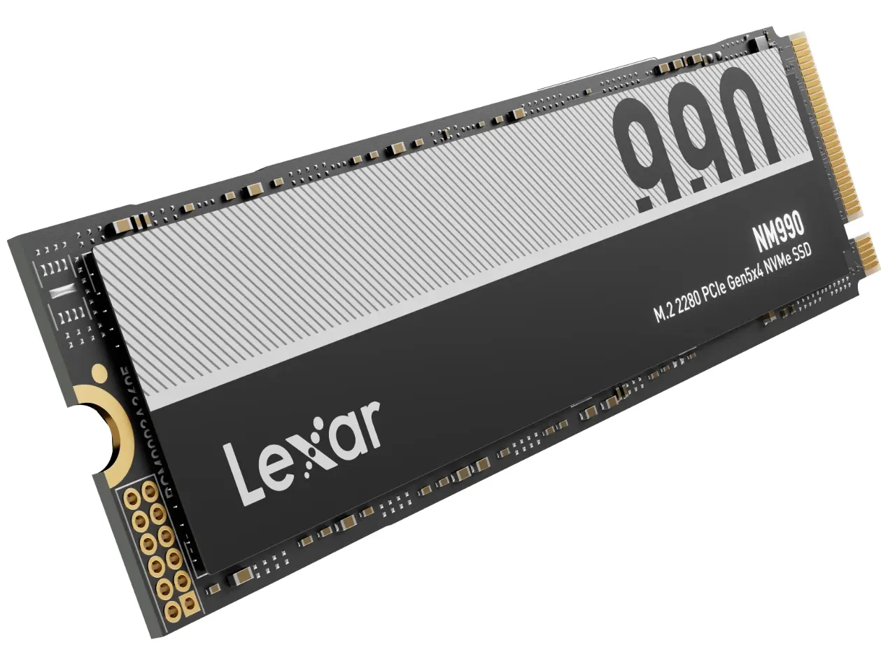 Lexar NM990 Solid state-drev 2TB M.2 PCI Express 5.0 x4 (NVMe)
