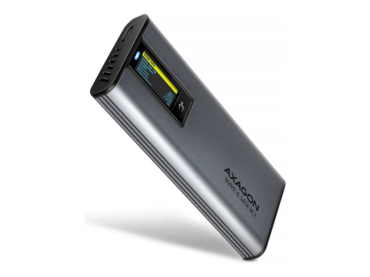 AXAGON Ekstern Lagringspakning USB-C 3.2 (Gen 2) M.2 NVMe Card / PCIe (NVMe)