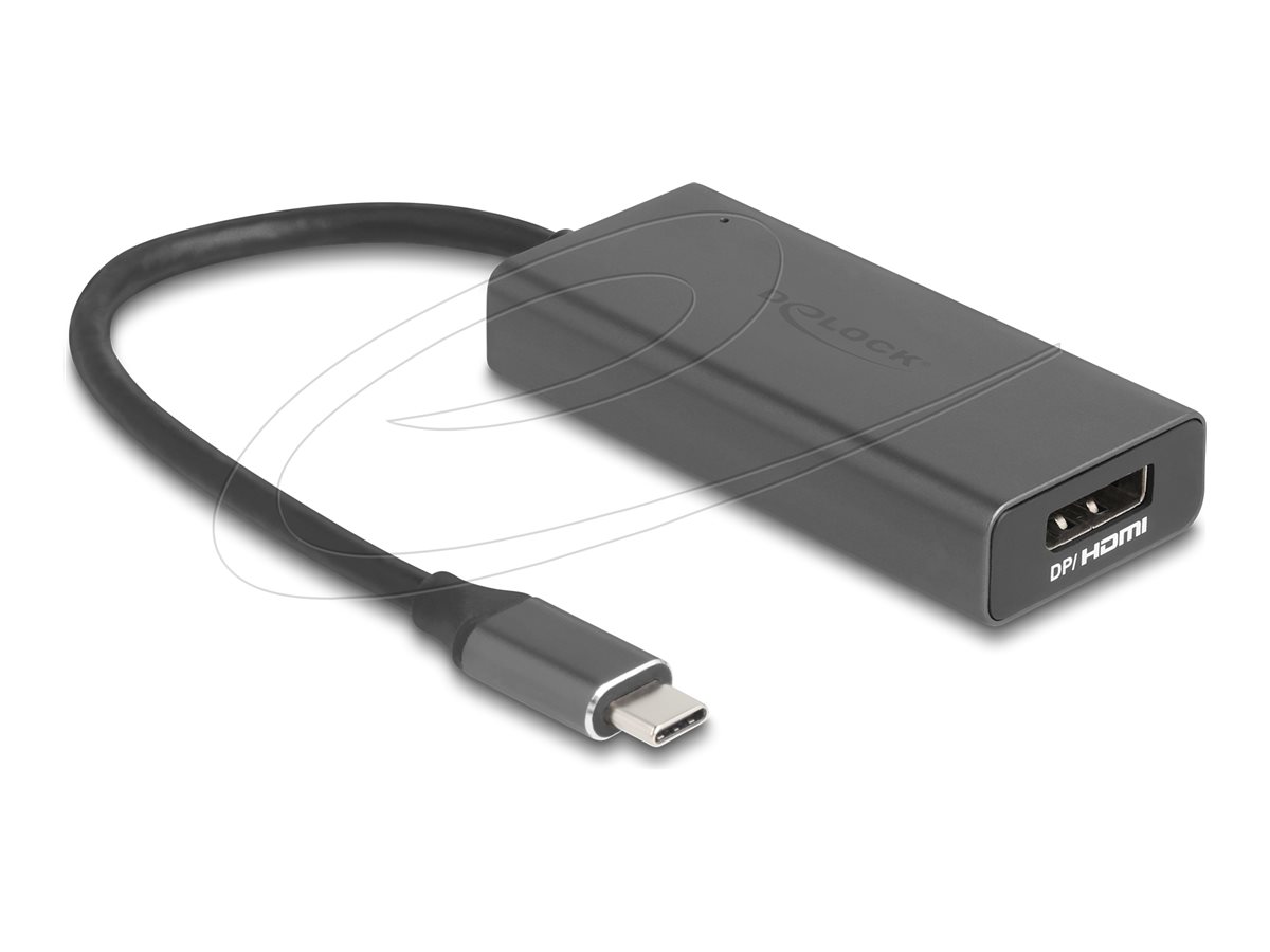 Delock Videoadapterkabel 15cm Grå